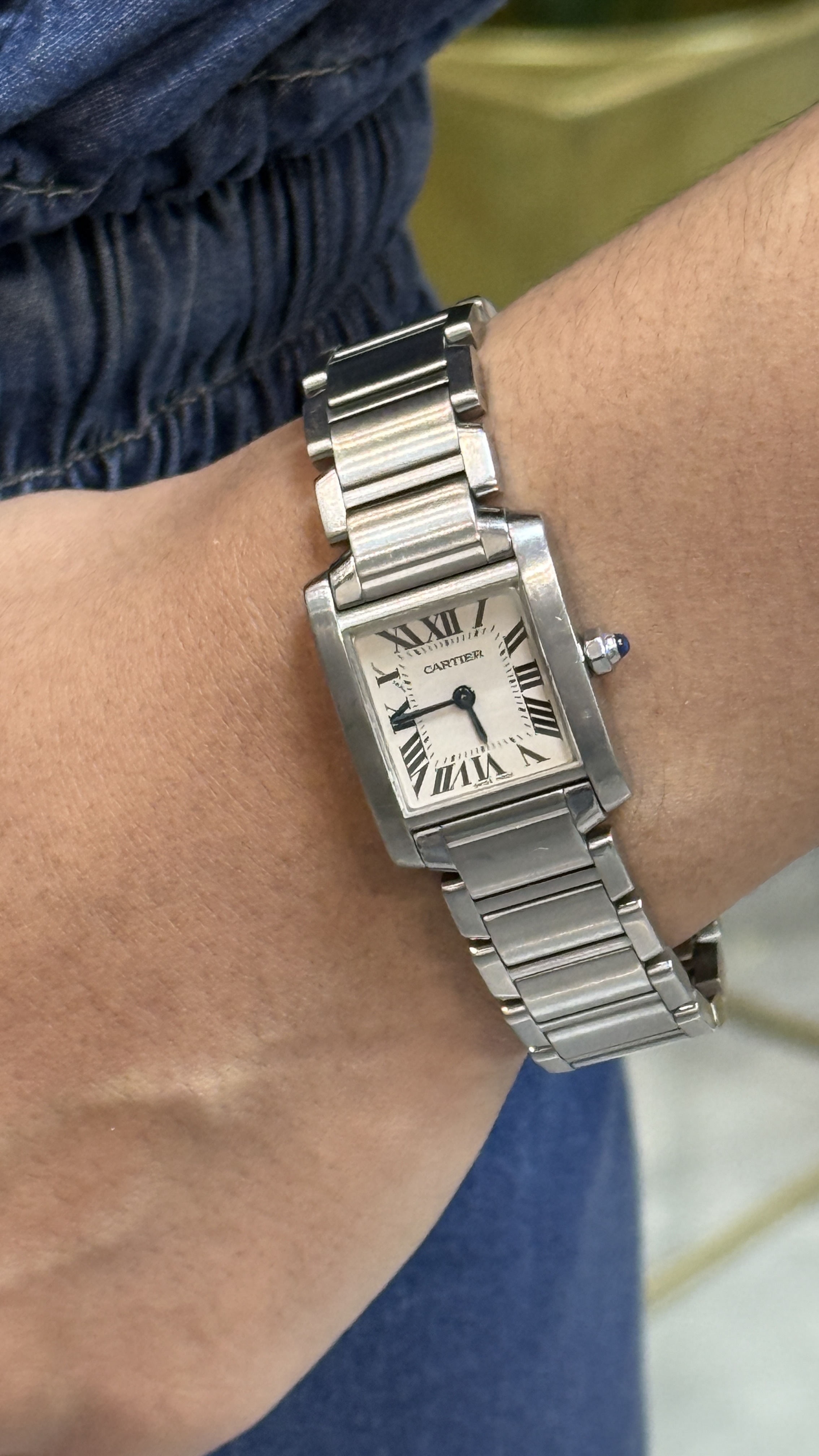 Cartier Tank Acero