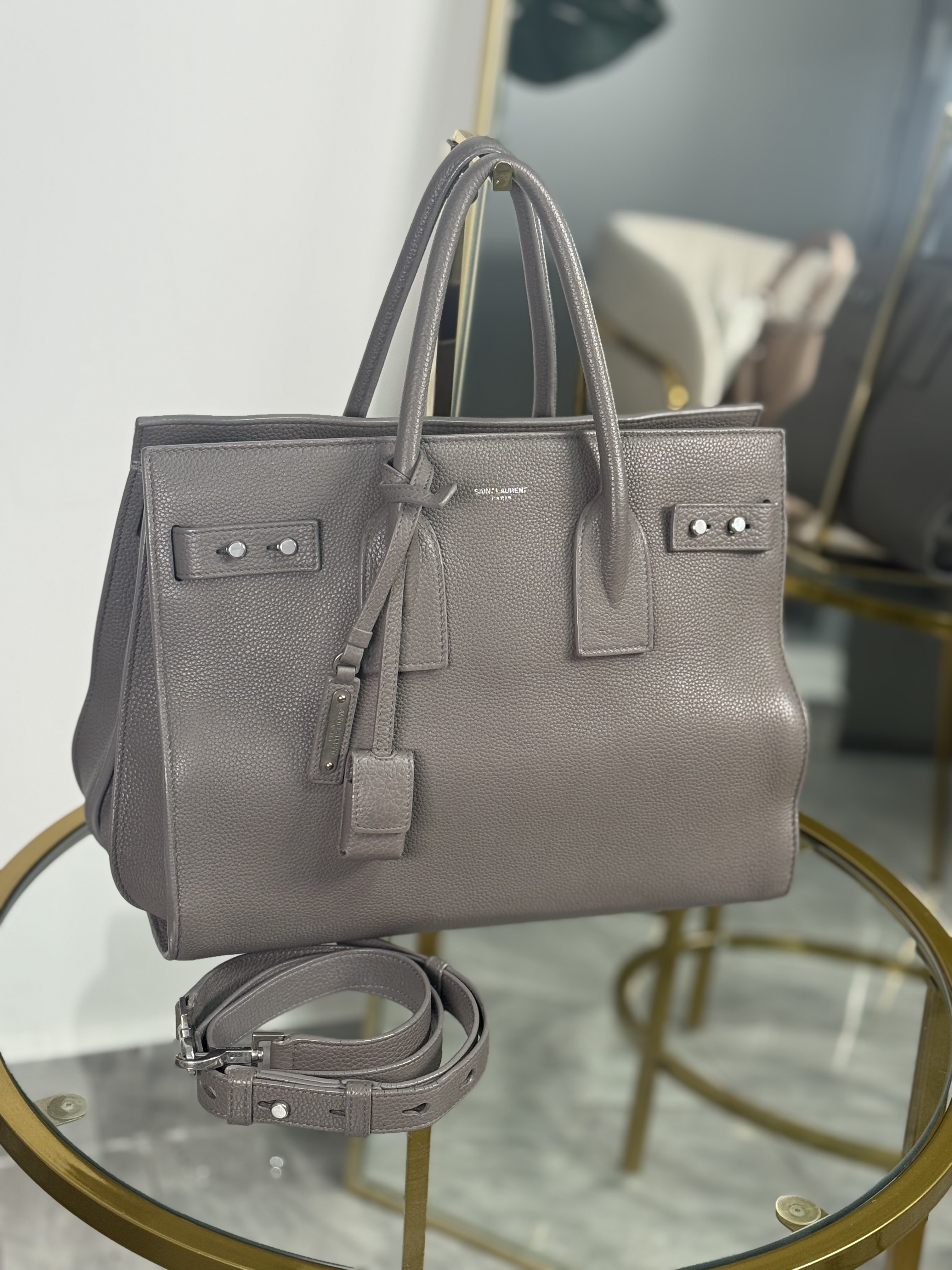 Saint Laurent Sac Du Jour Gris