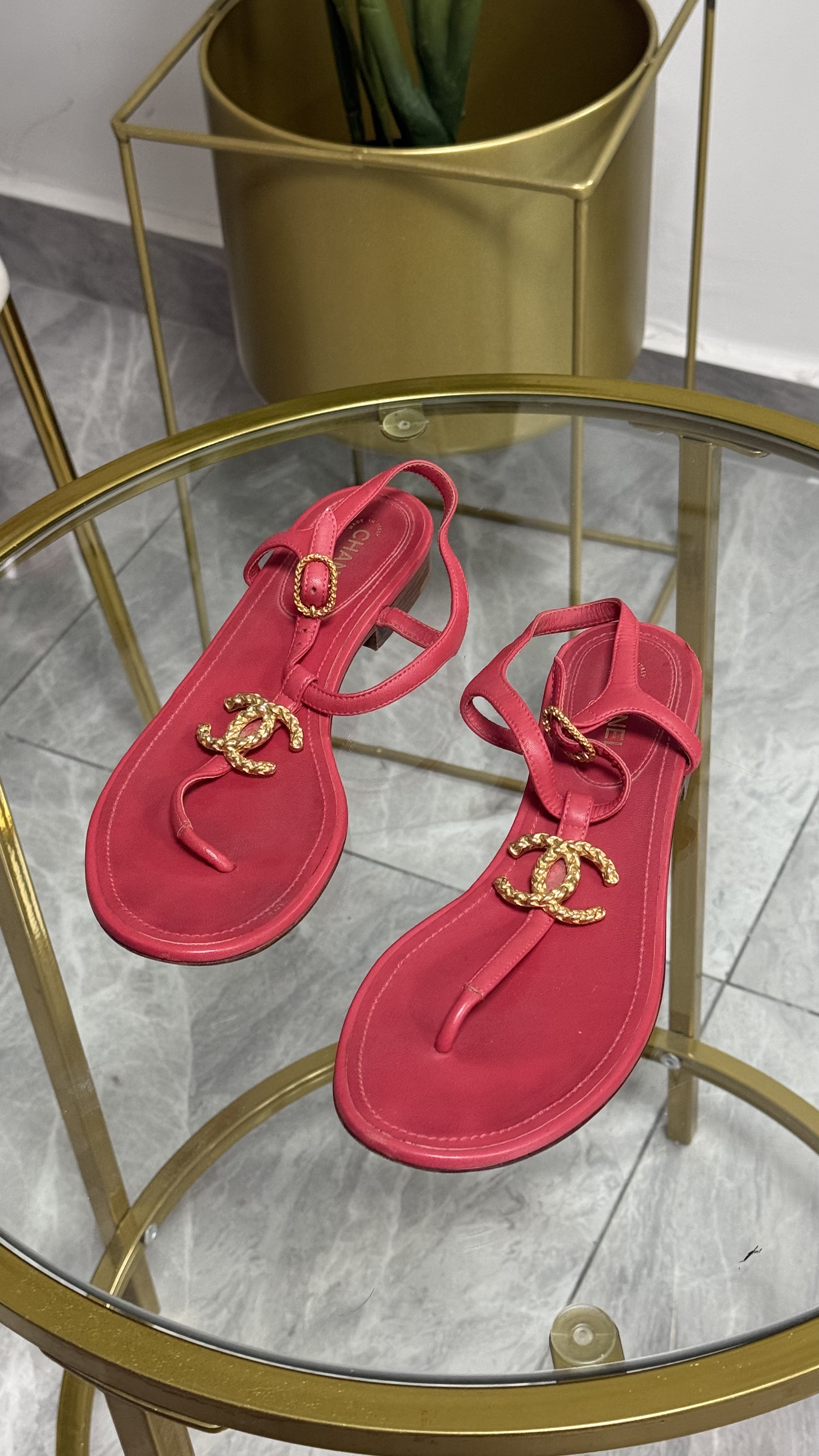 Chanel Sandals Talla 38 