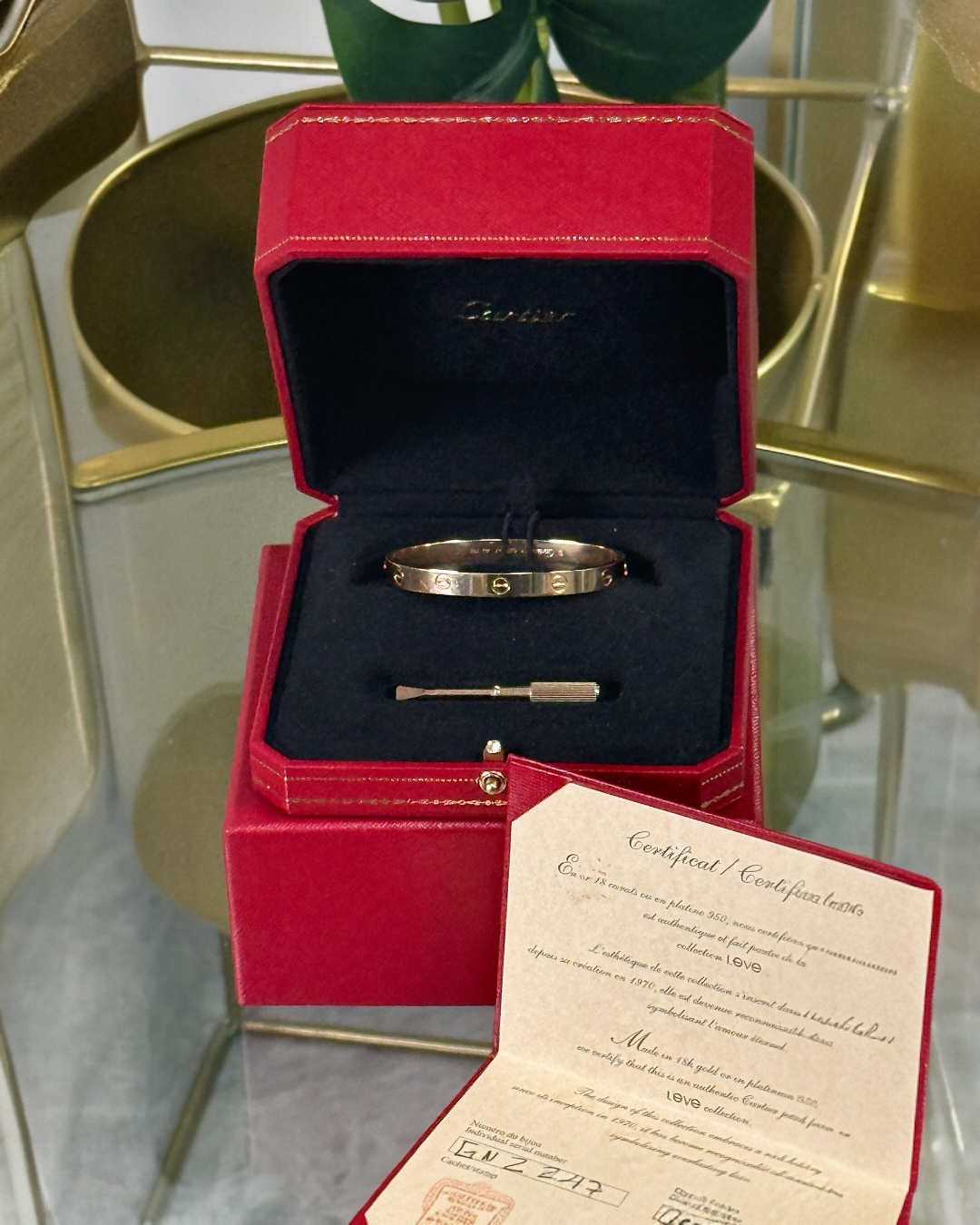 Cartier Love Bracelet Clásico OroRosa 18kt 