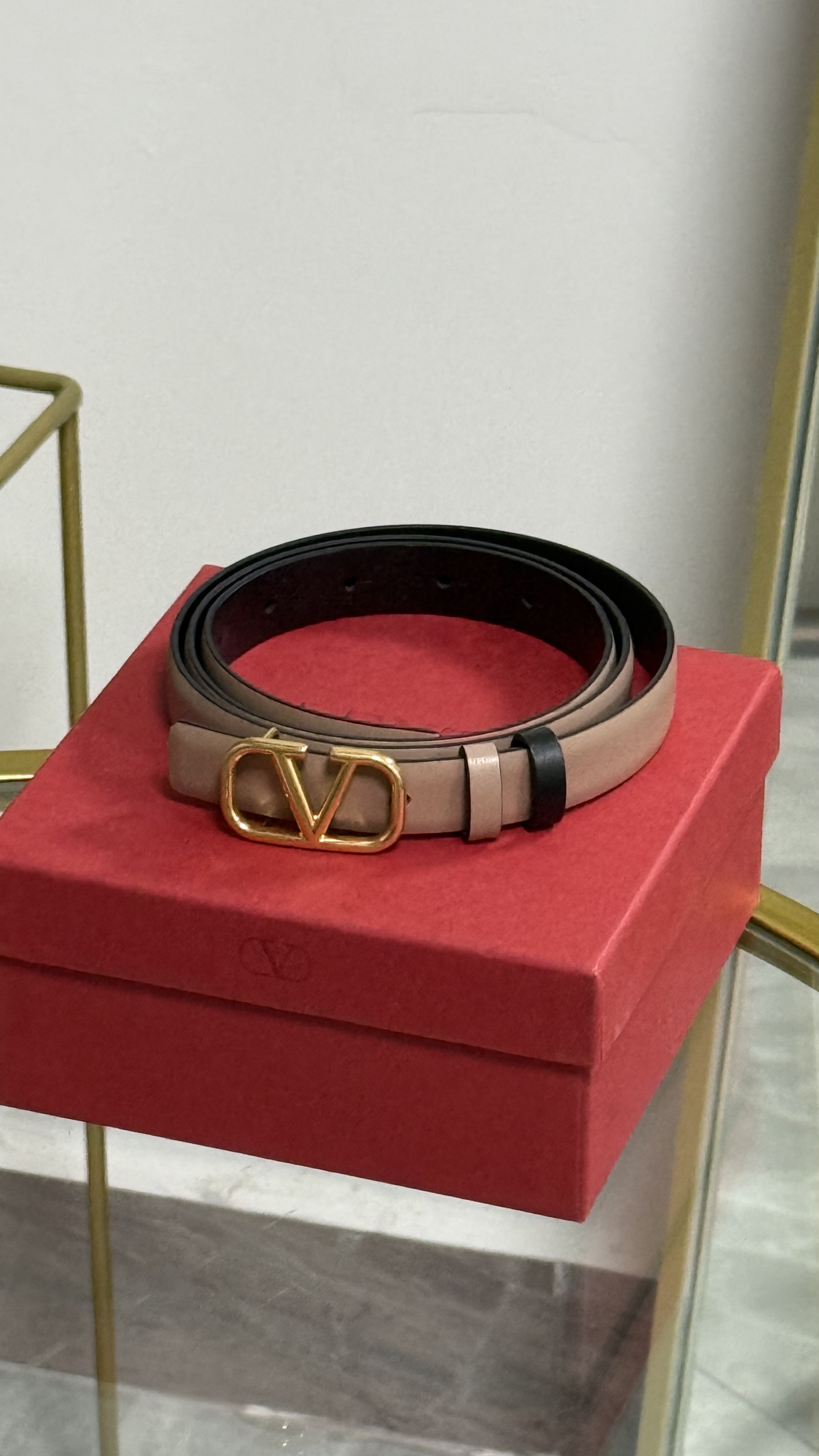 Valentino Cinturón Reversible Talla 90  