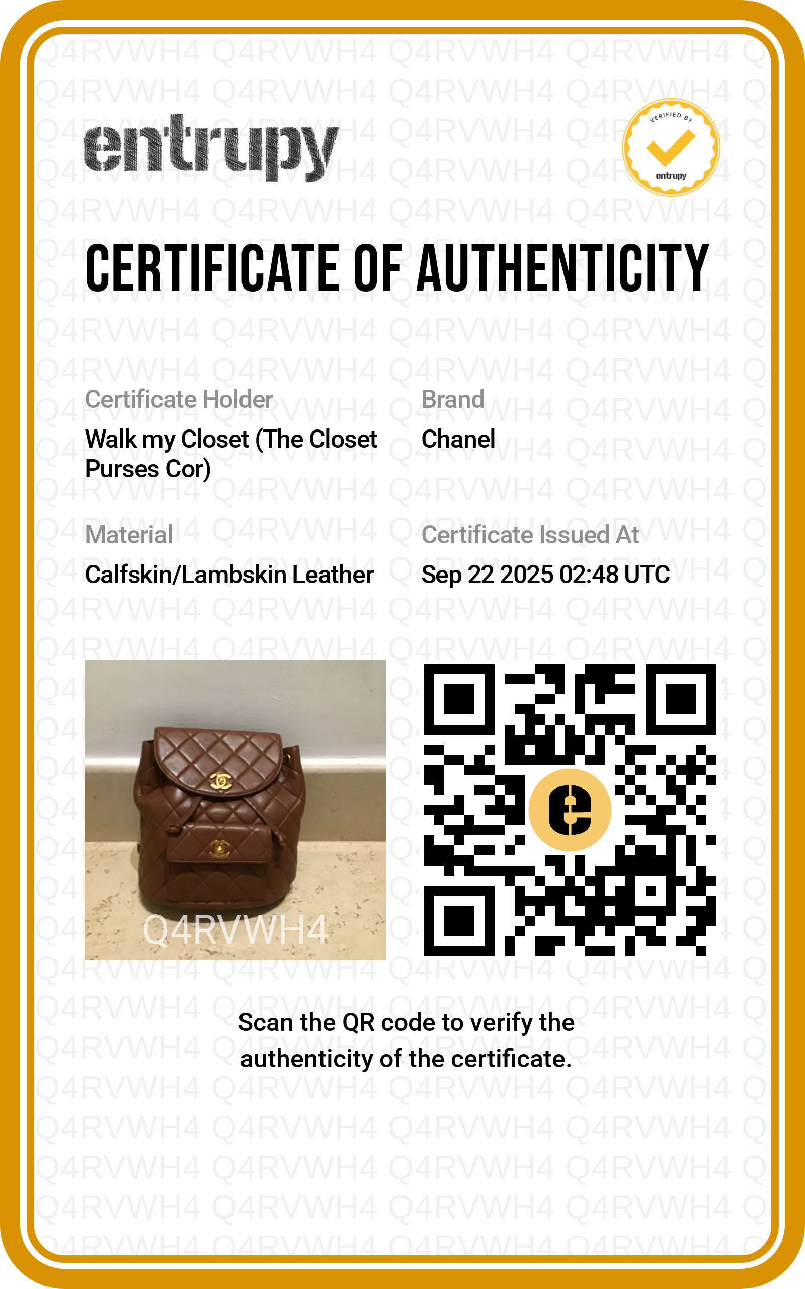 Chanel Backpack Vintage 