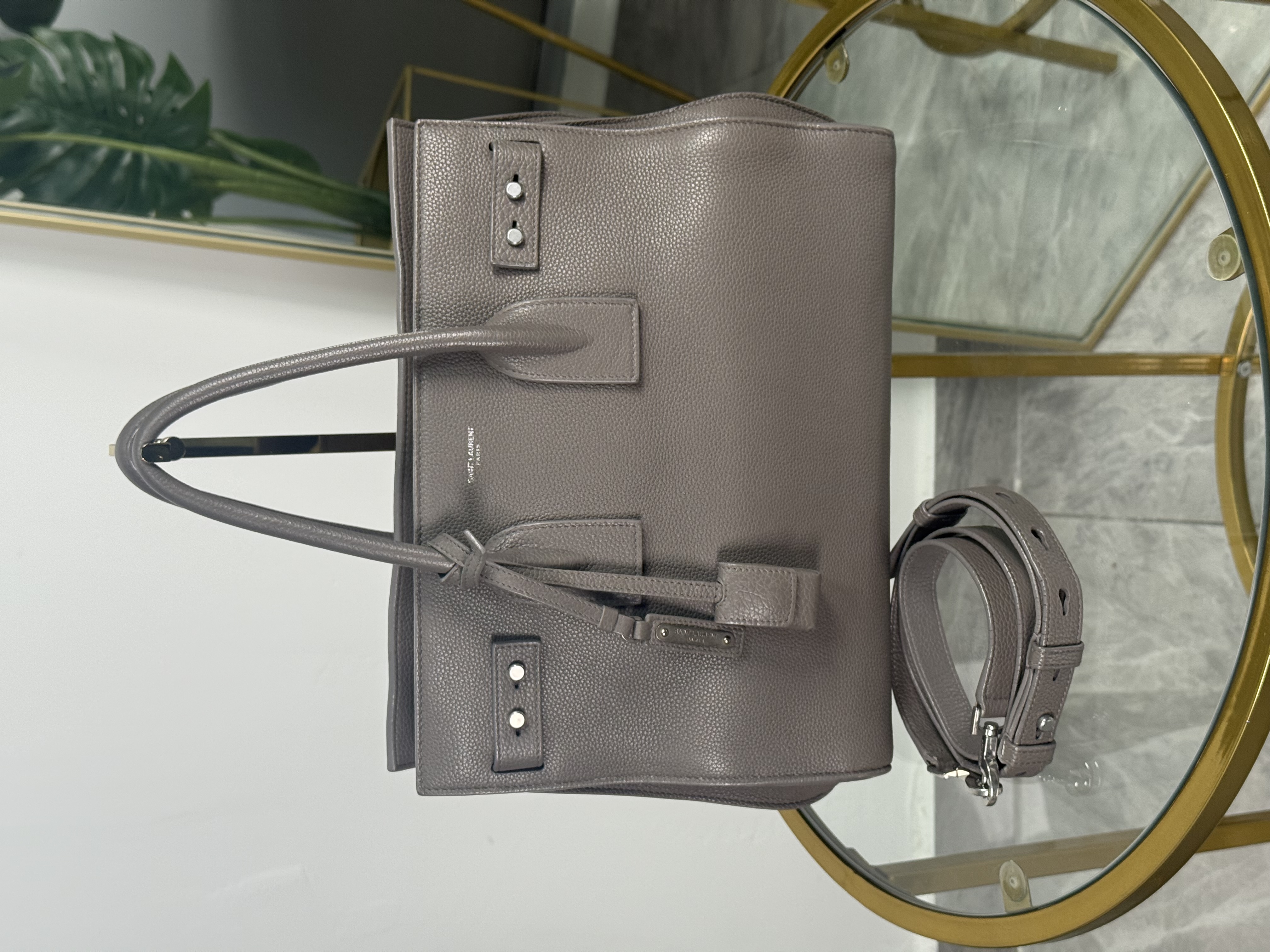 Saint Laurent Sac Du Jour Gris