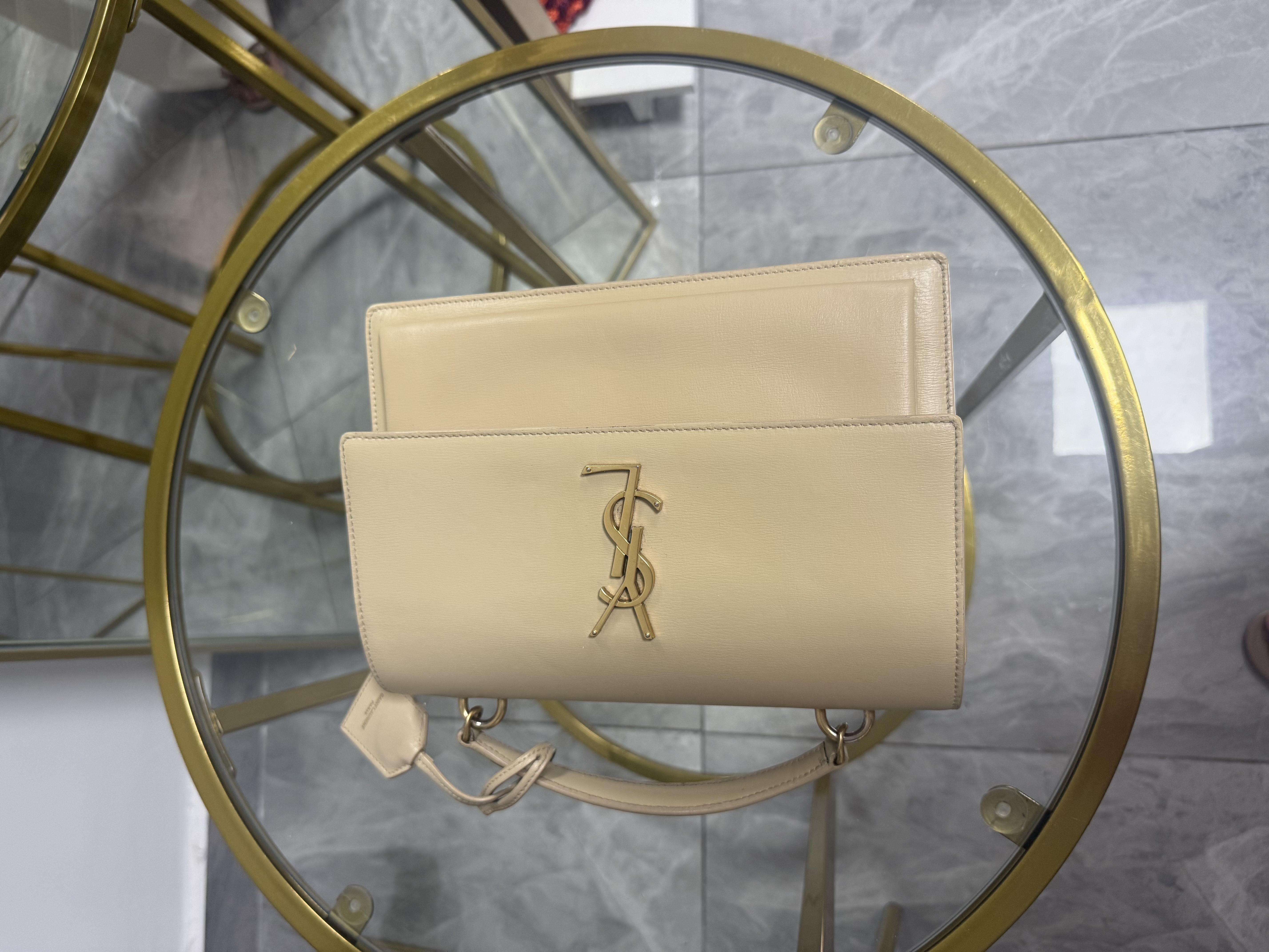 Saint Laurent Crossbody Crema