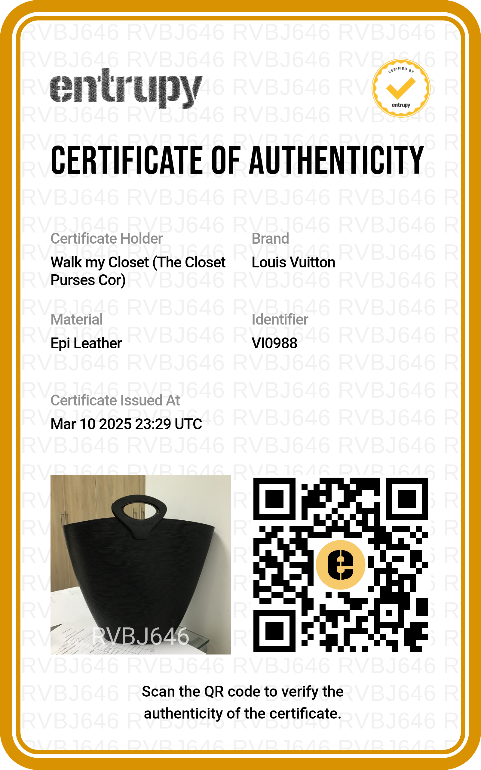 Louis Vuitton Tote Epi Negro