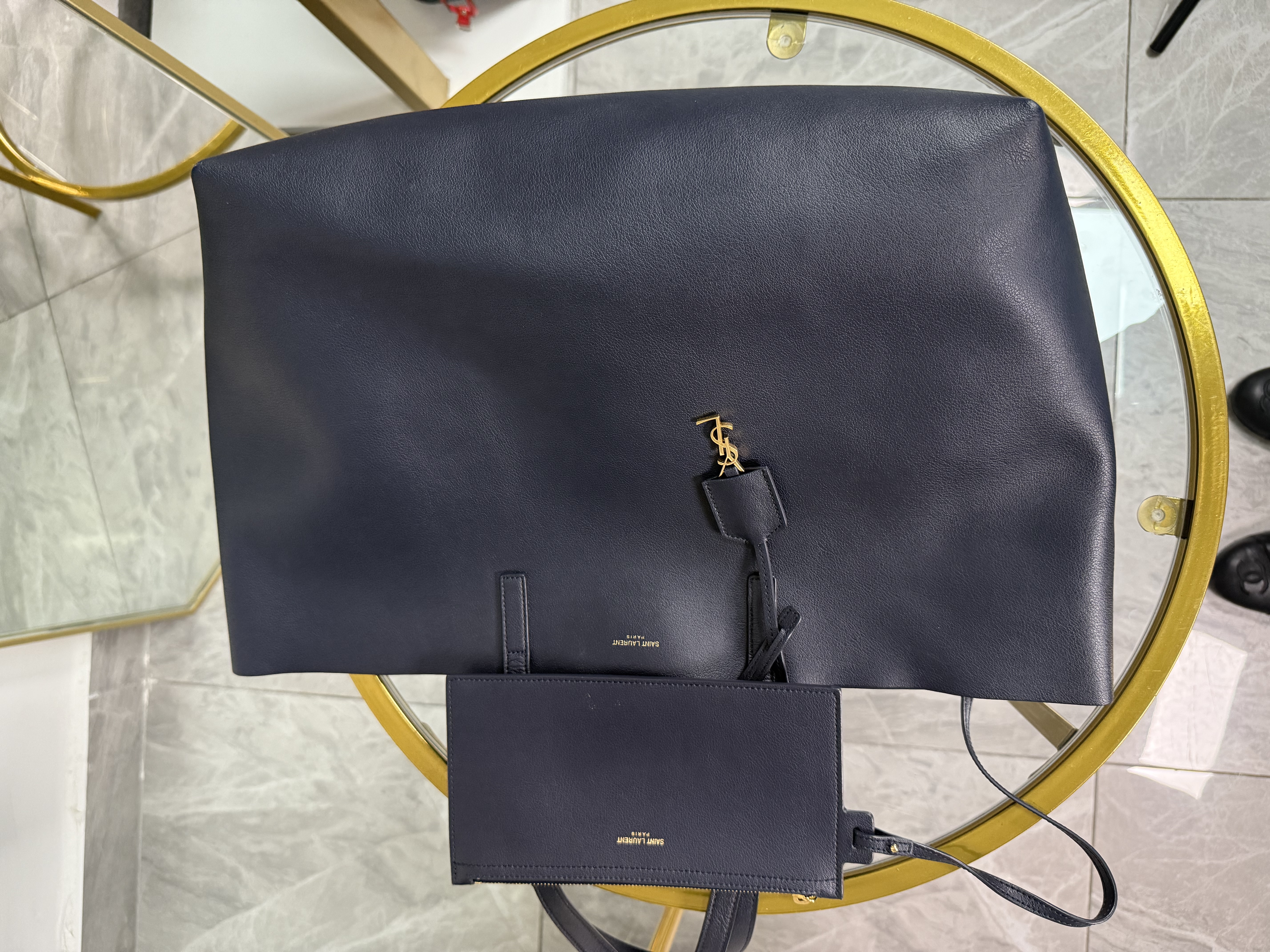 Saint Laurent Shopper Azul