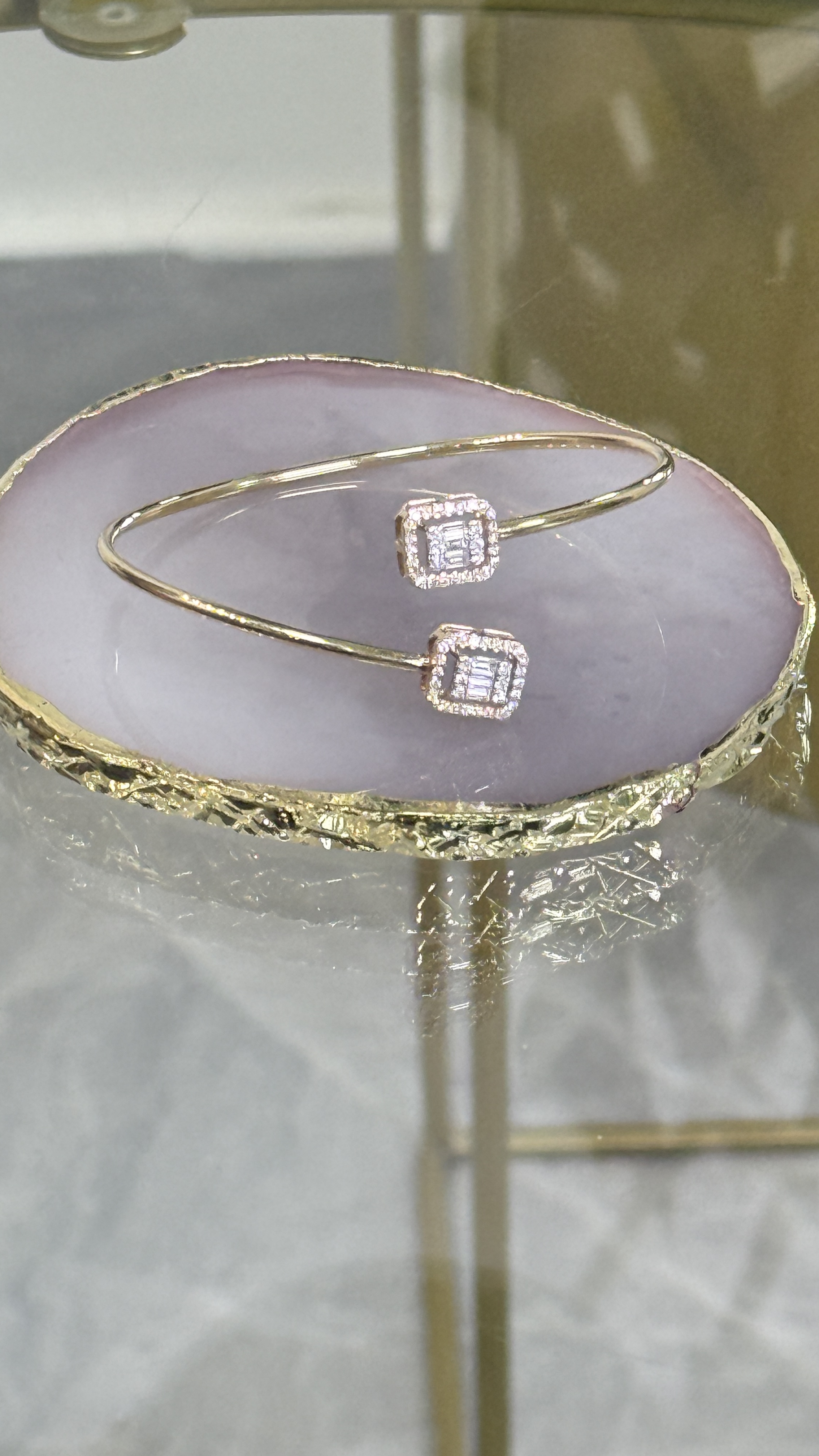 Pulsera Oro Amarillo14k 6.25g con Diamantes 1 ct