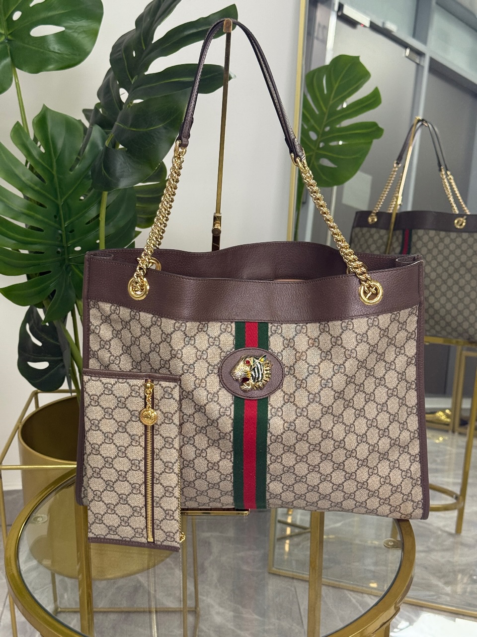 Gucci Rajah Tote con Pochette