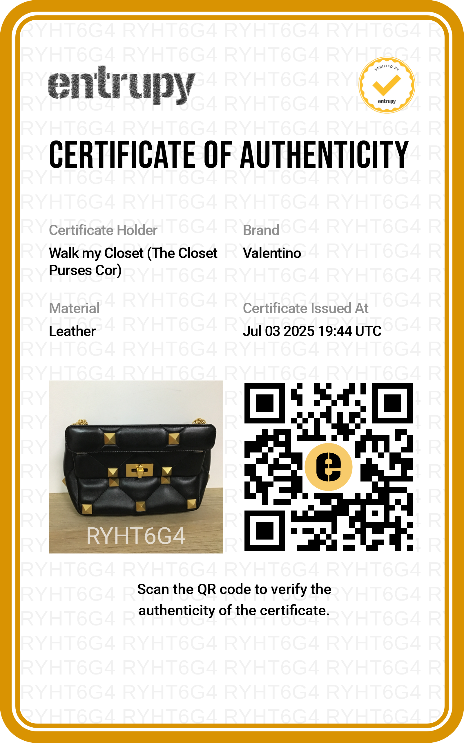 Valentino Romand Studs Negro