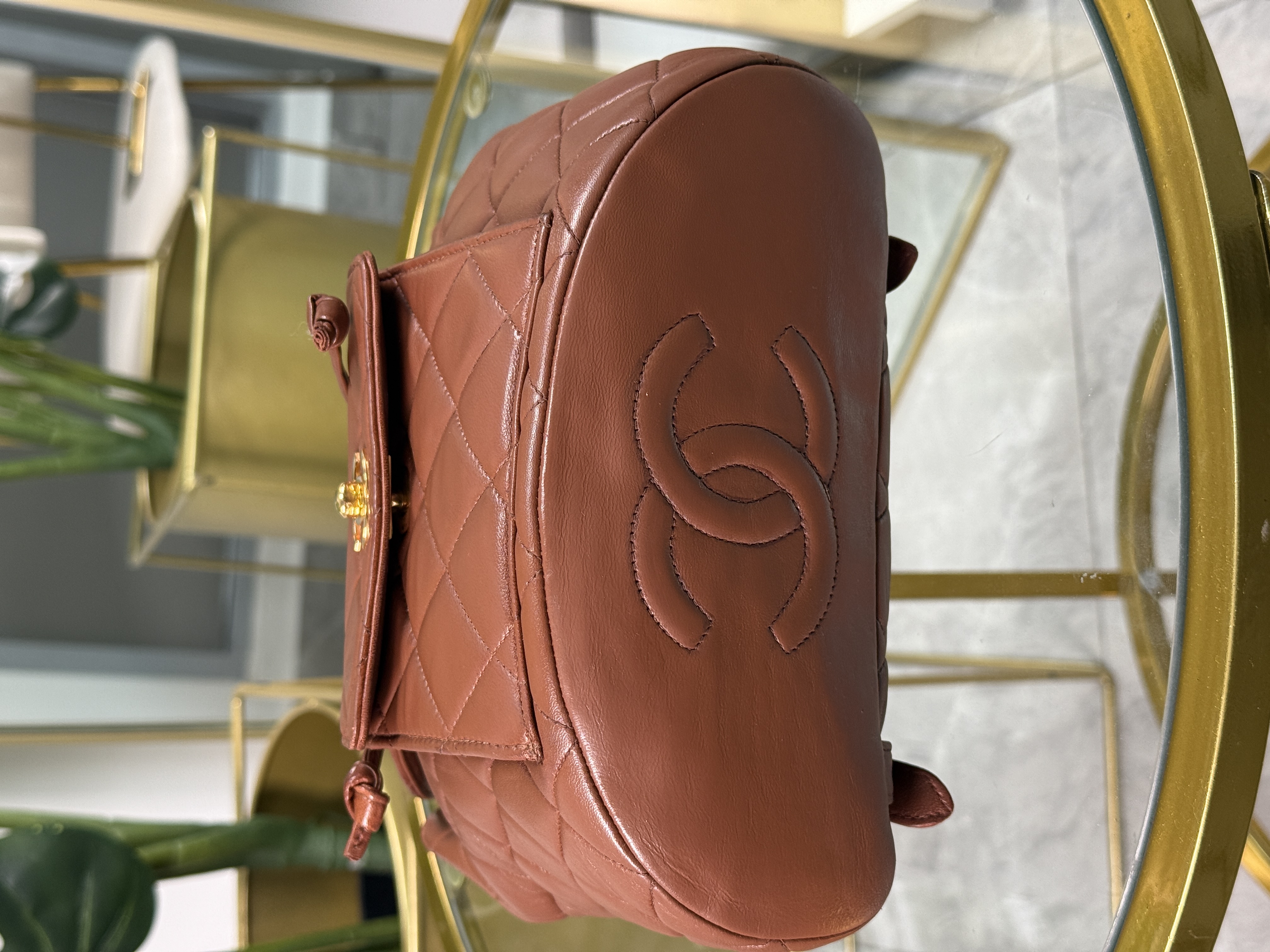 Chanel Backpack M Terracota