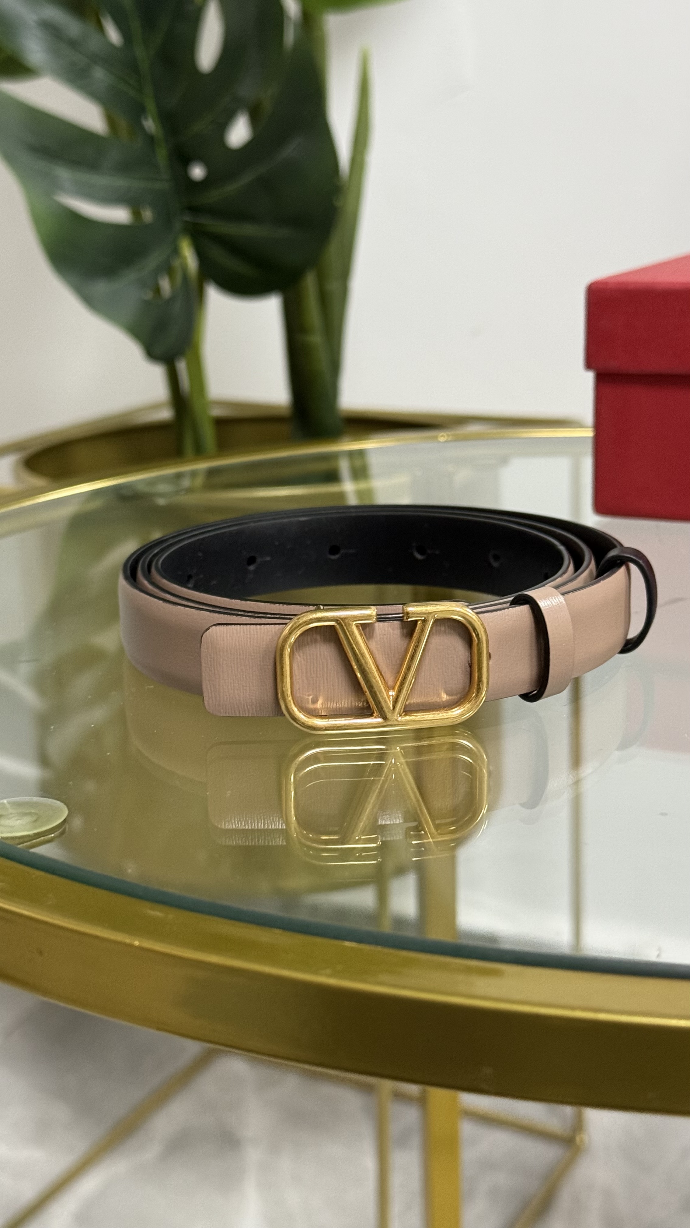 Valentino Cinturón Reversible Talla 90  