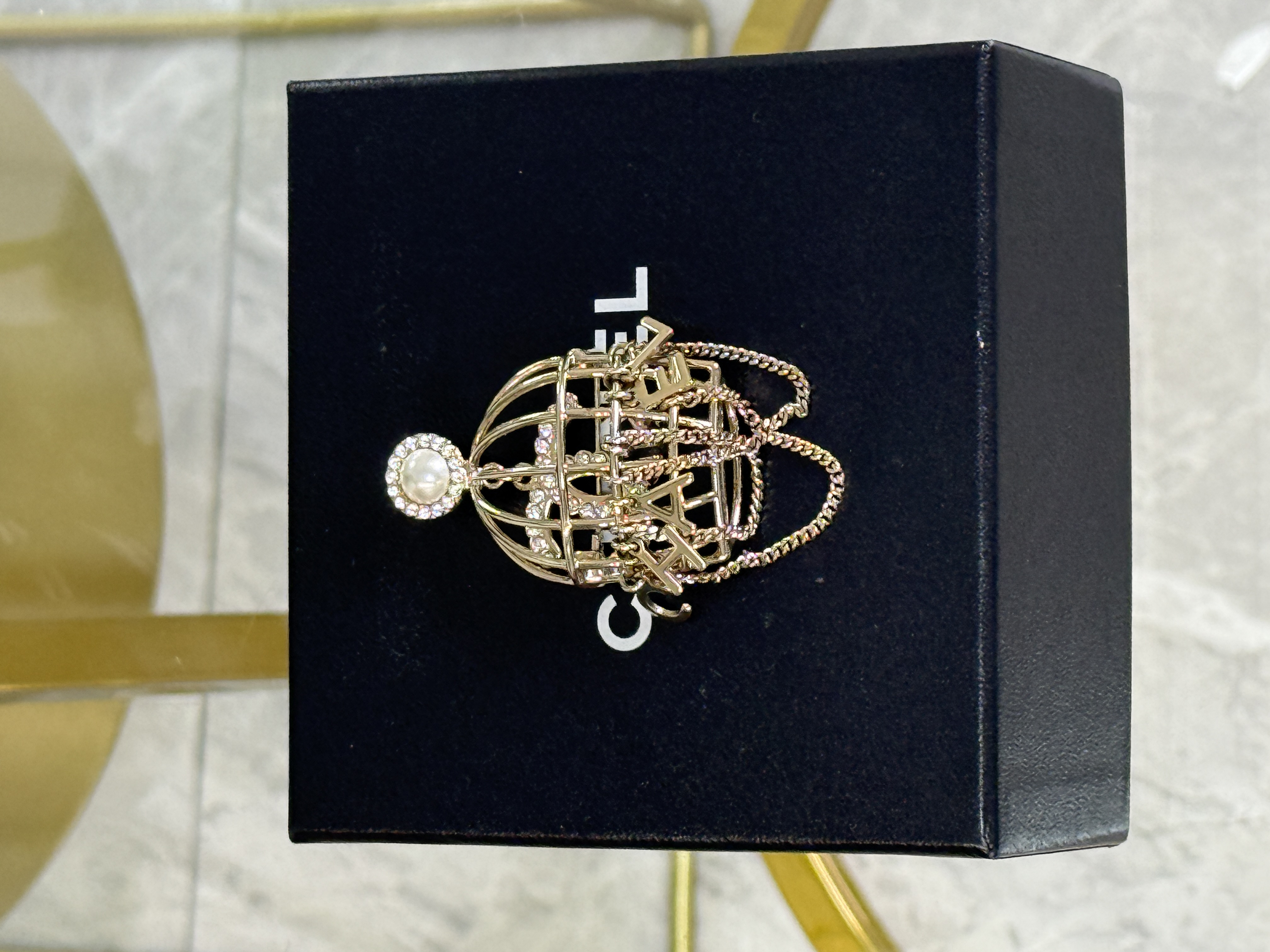 Chanel Cage Brooch 