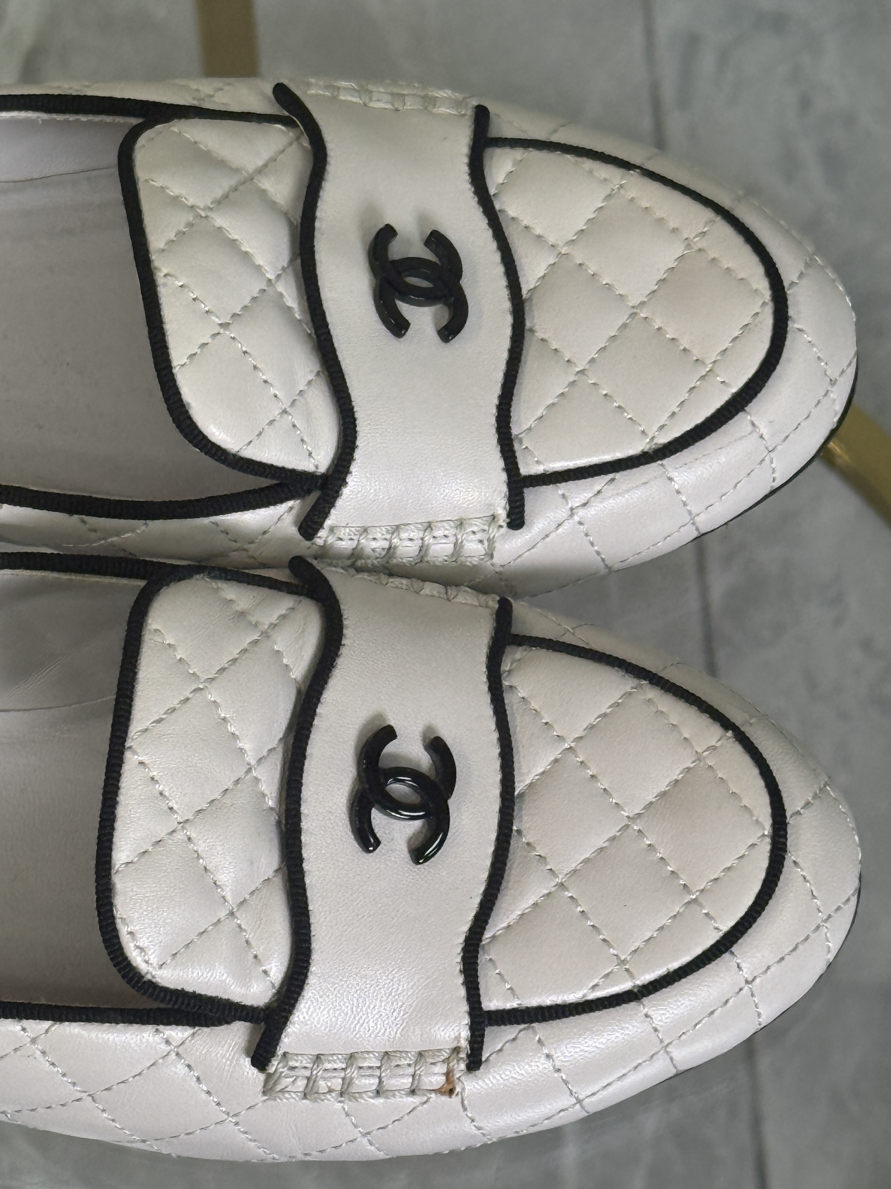 Chanel Mocasines Talla 37.5 