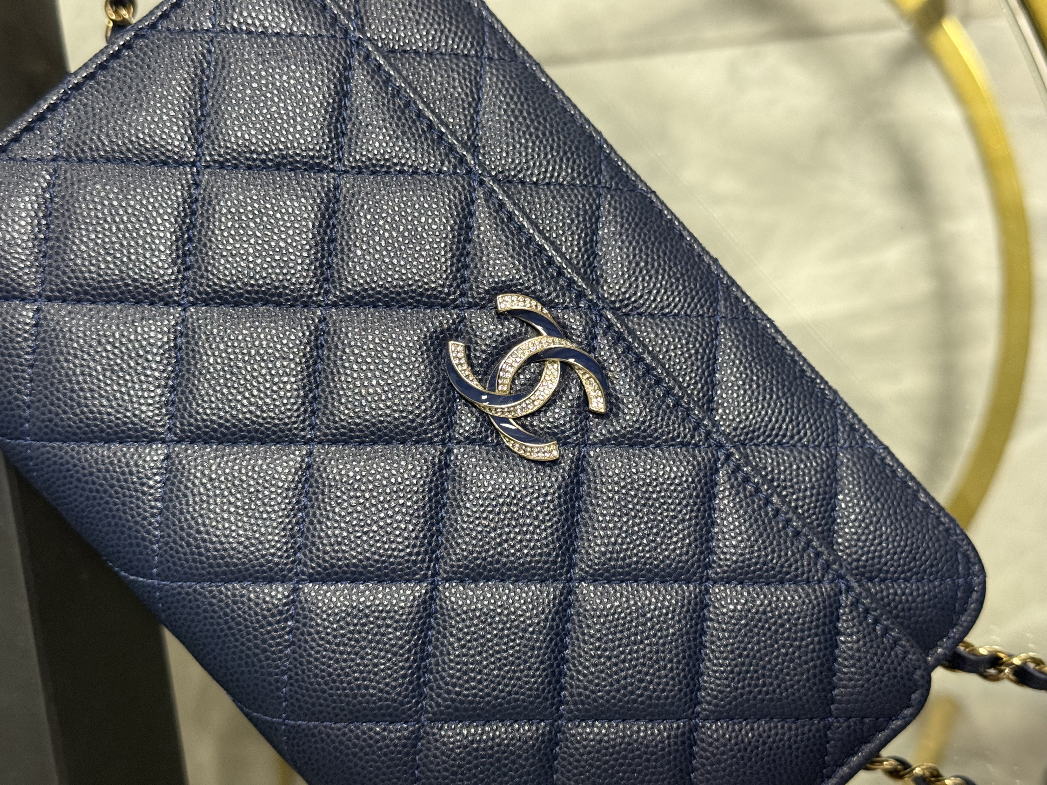 Chanel Wallet On Chain Azul Ltd Edition 