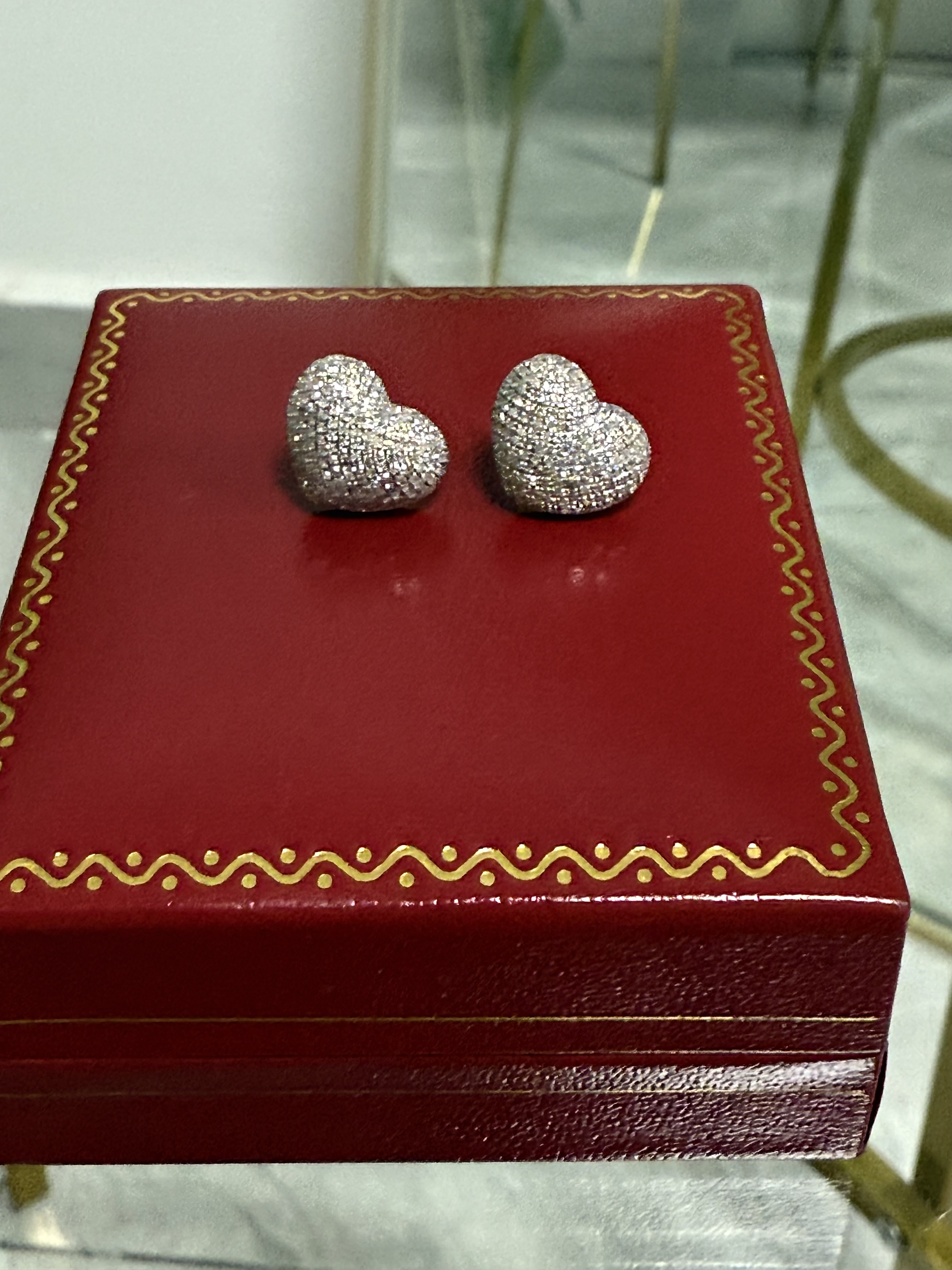 Aretes Oro 10kt y .60 Diamantes 