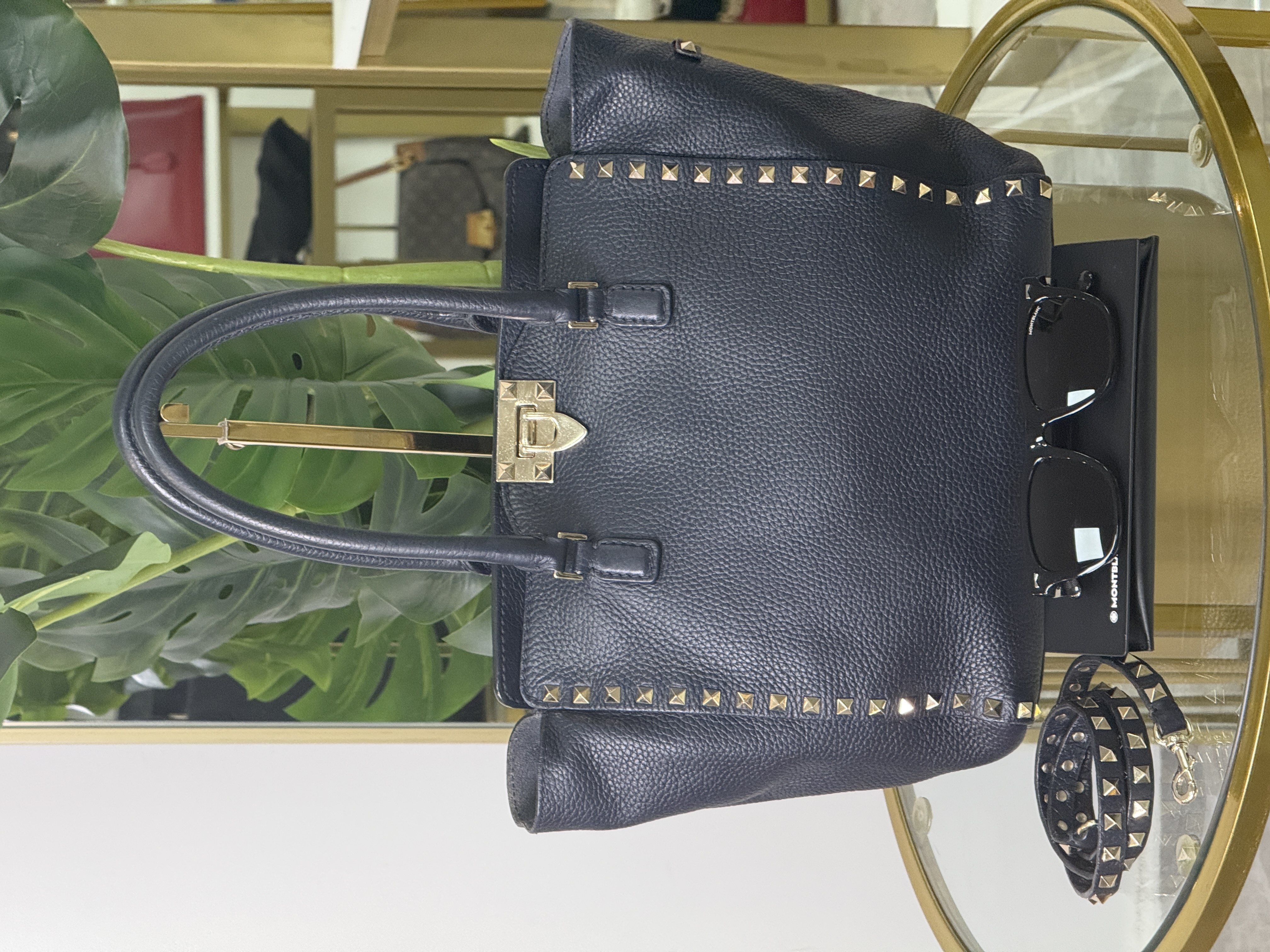 Valentino Rockstud Crossbody Azul