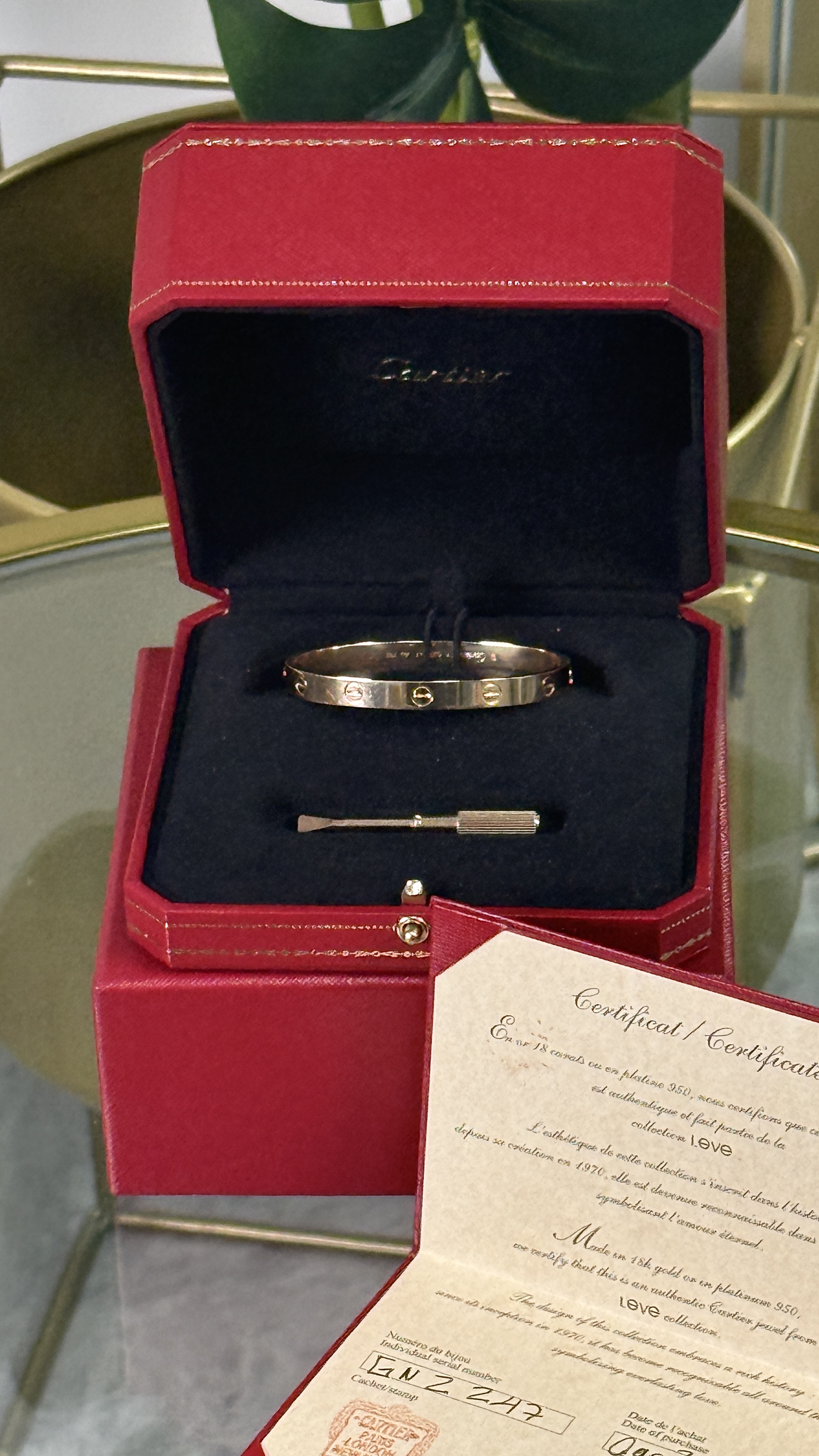 Cartier Love Bracelet Clásico OroRosa 18kt 