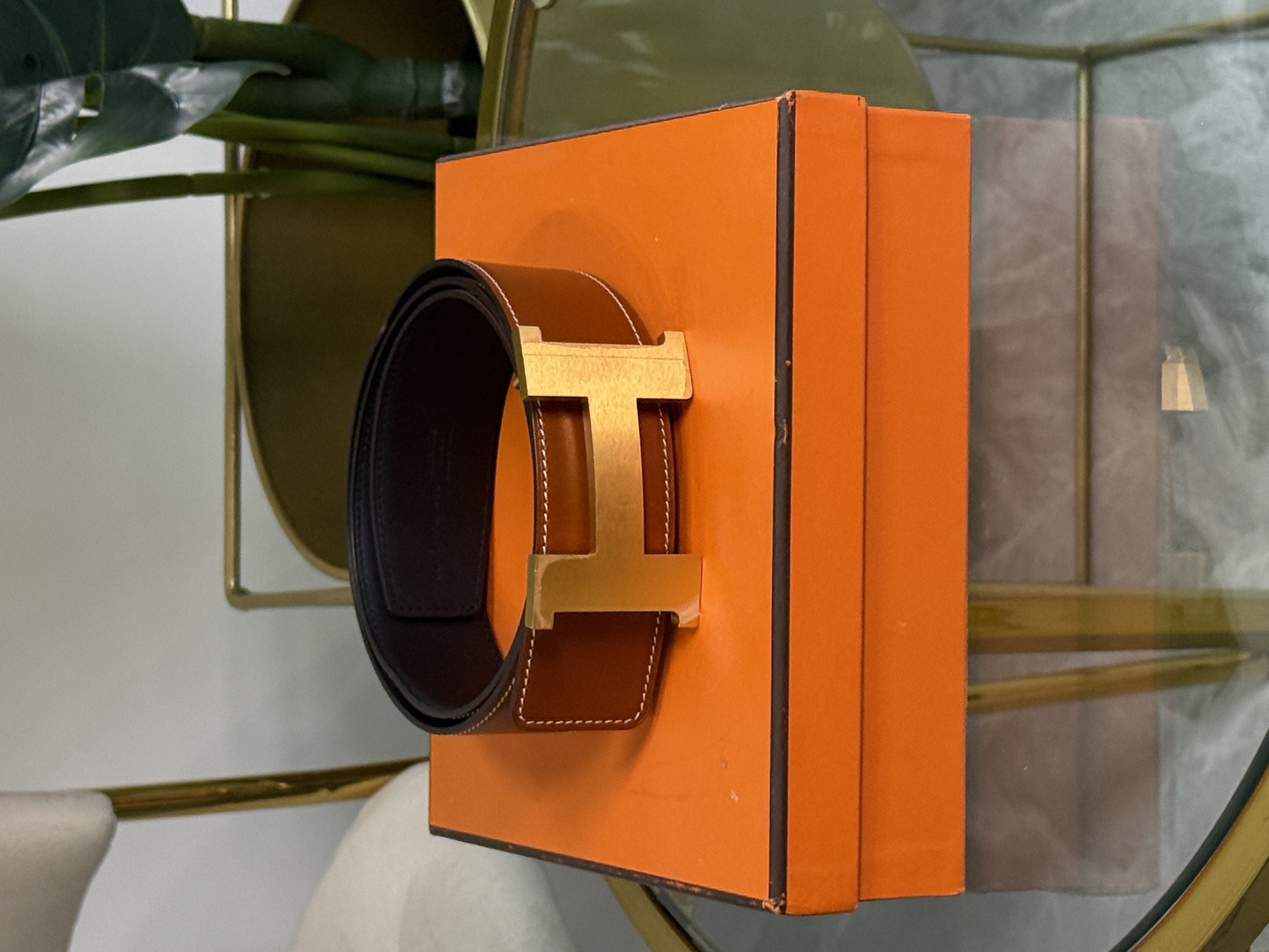 Hermes Reversible Belt Talla 95