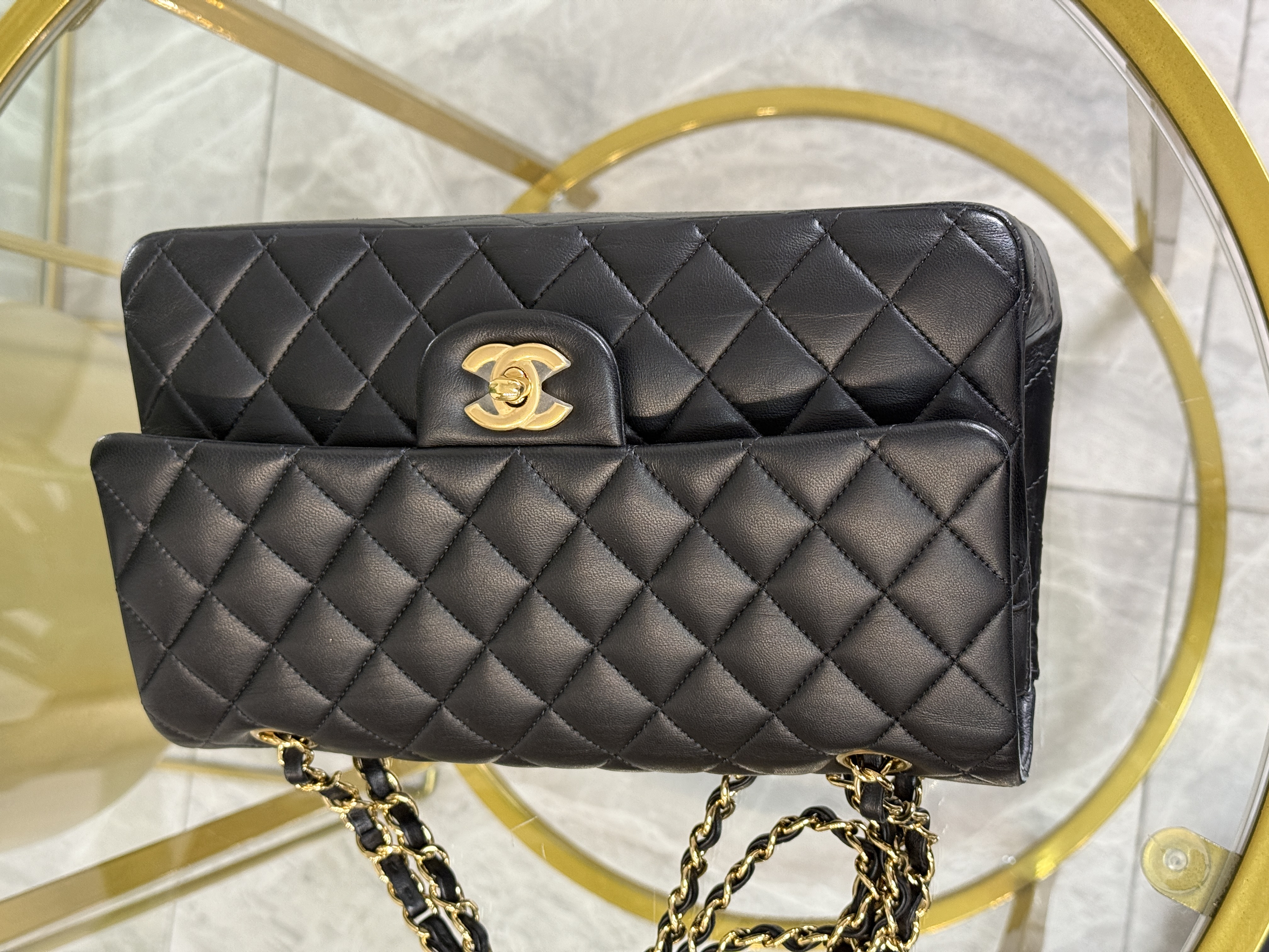 Chanel Clásico Doble Solapa Mediano
