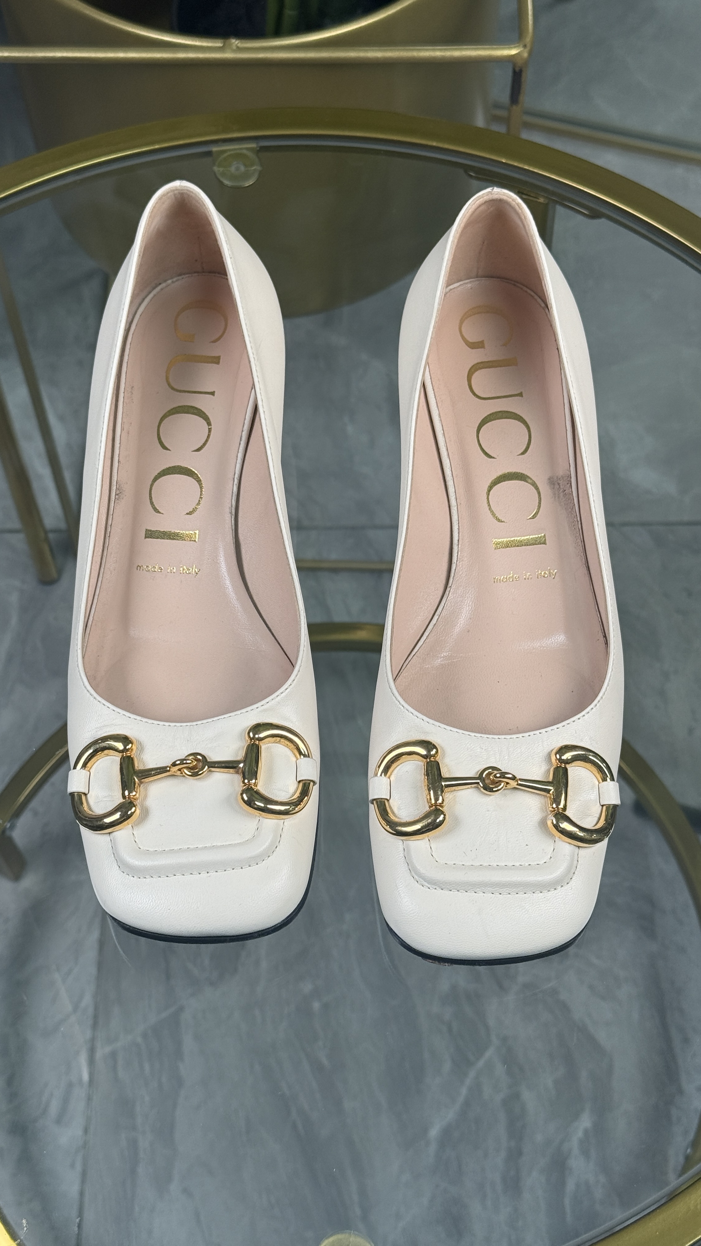 Gucci HORSEBIT Talla 8 Crema