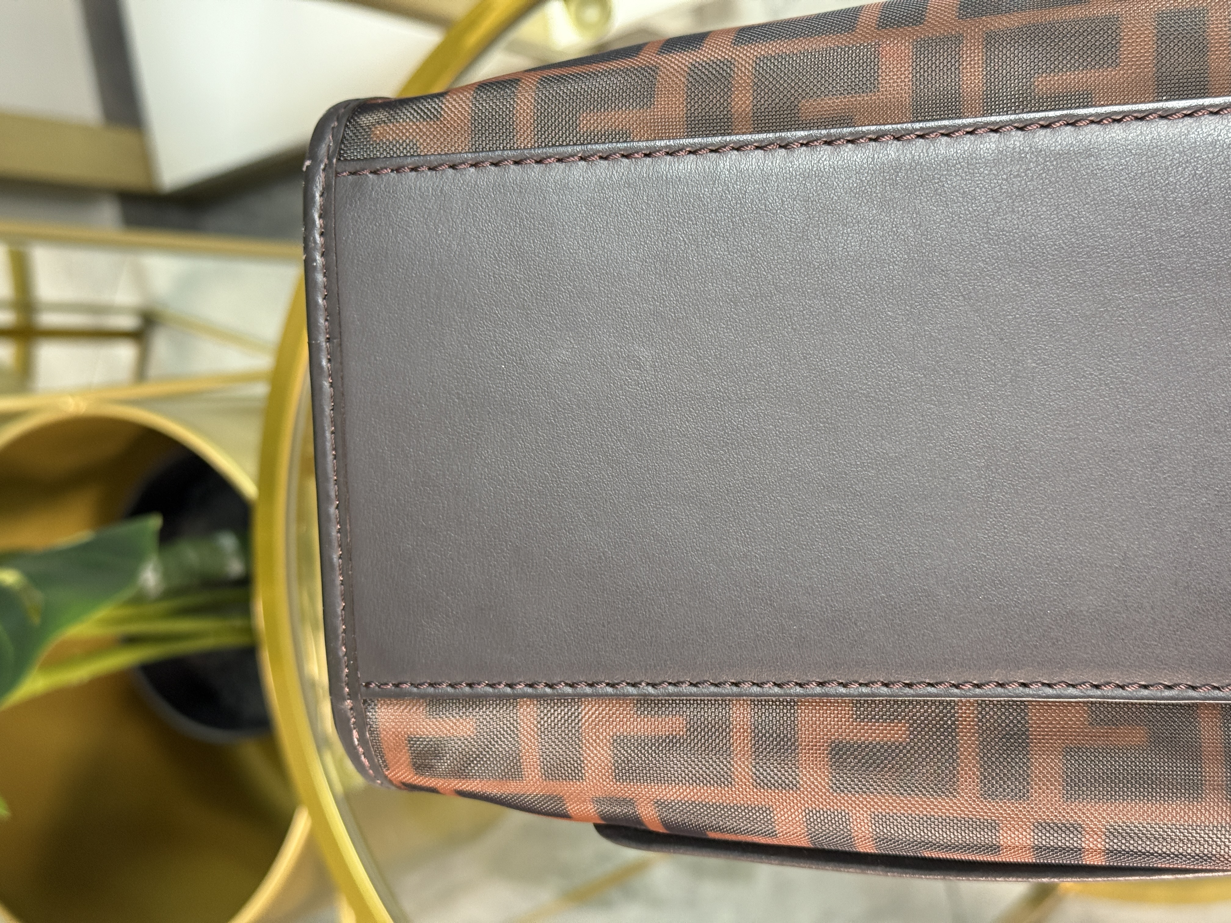 Fendi Shopper Tote – FF Monogram Mesh 