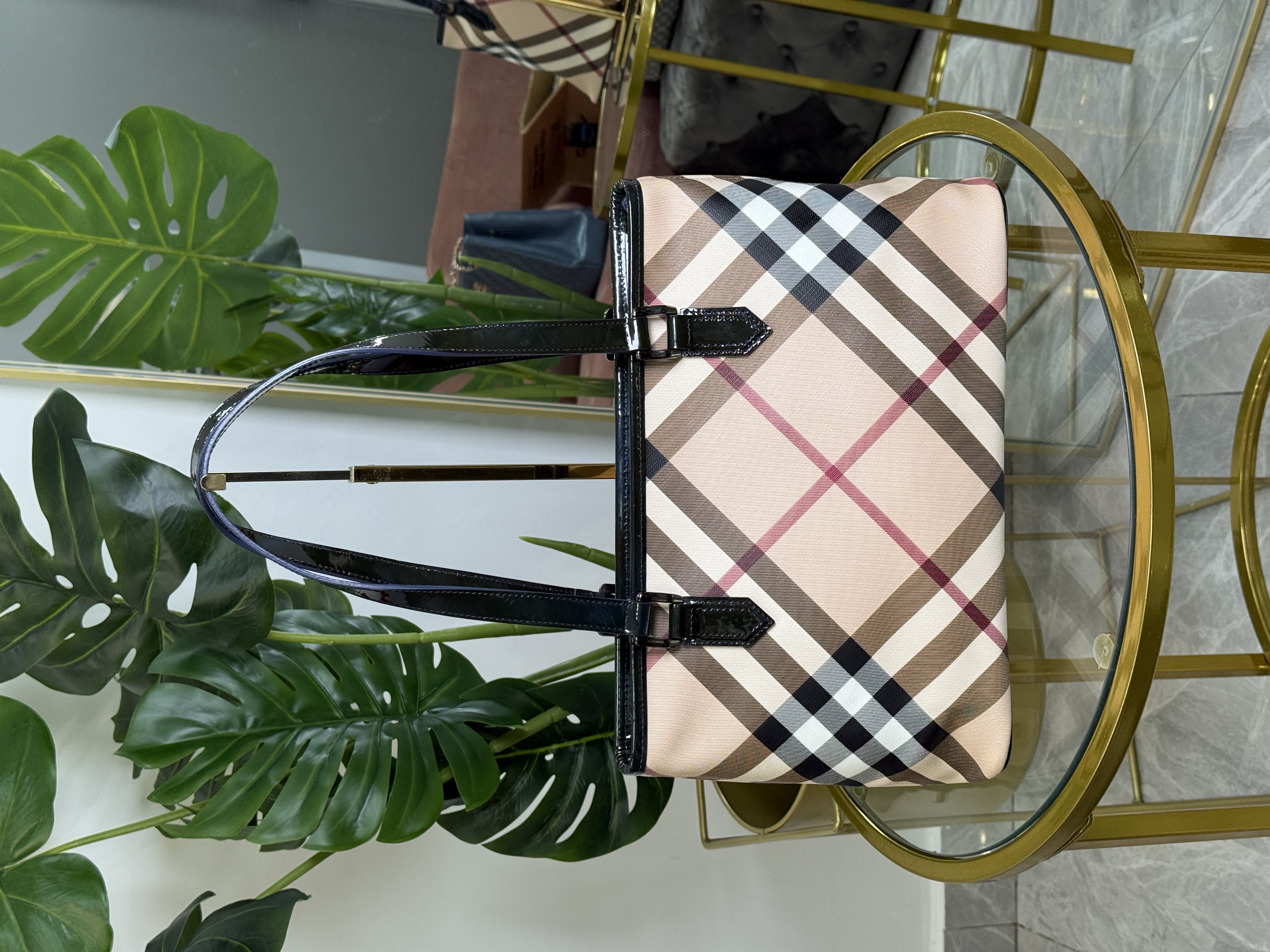 Burberry Tote Checks