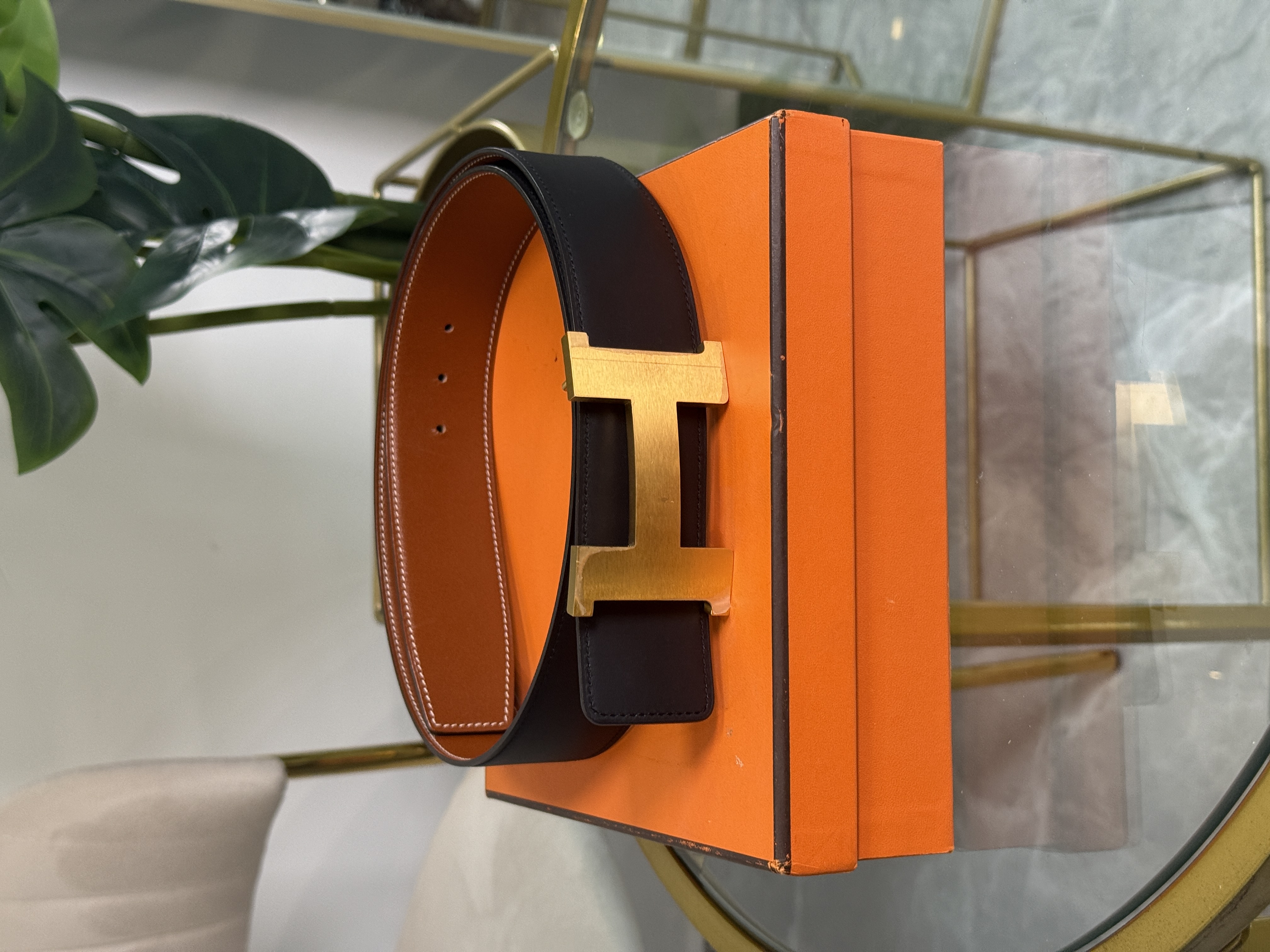 Hermes Reversible Belt Talla 95