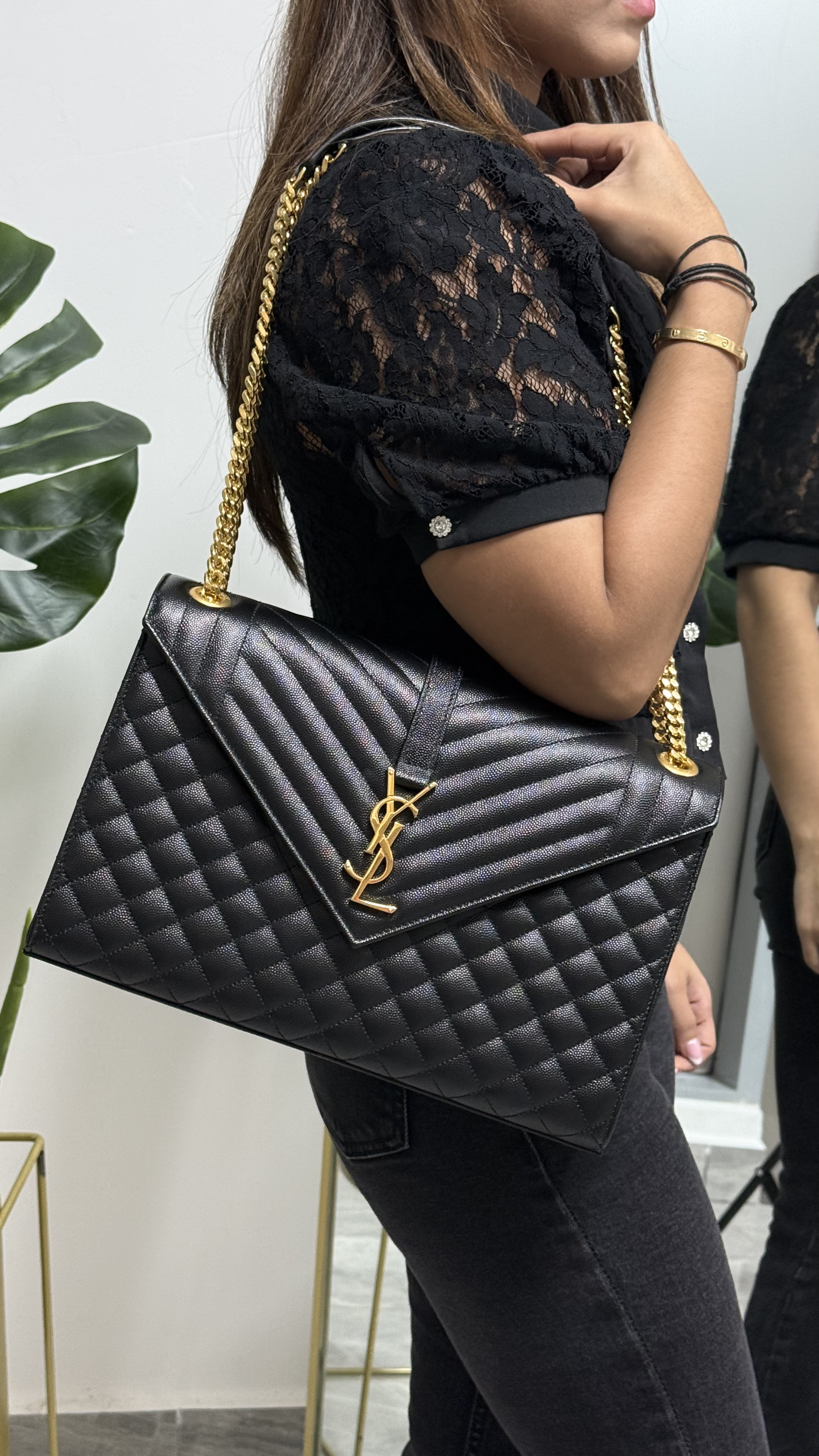 Saint Laurent Envelope Large Sin Uso 