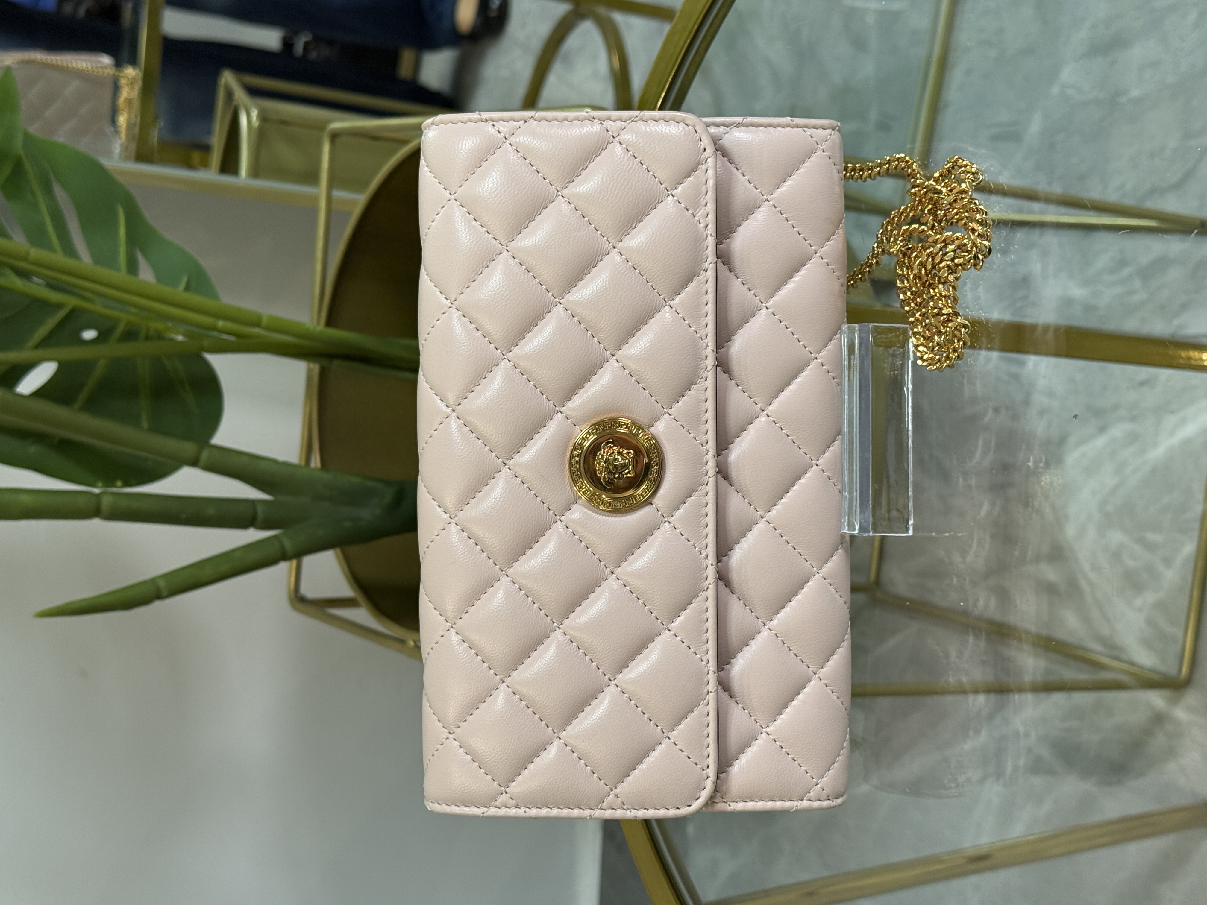 Versace Acolchada Soft Pink