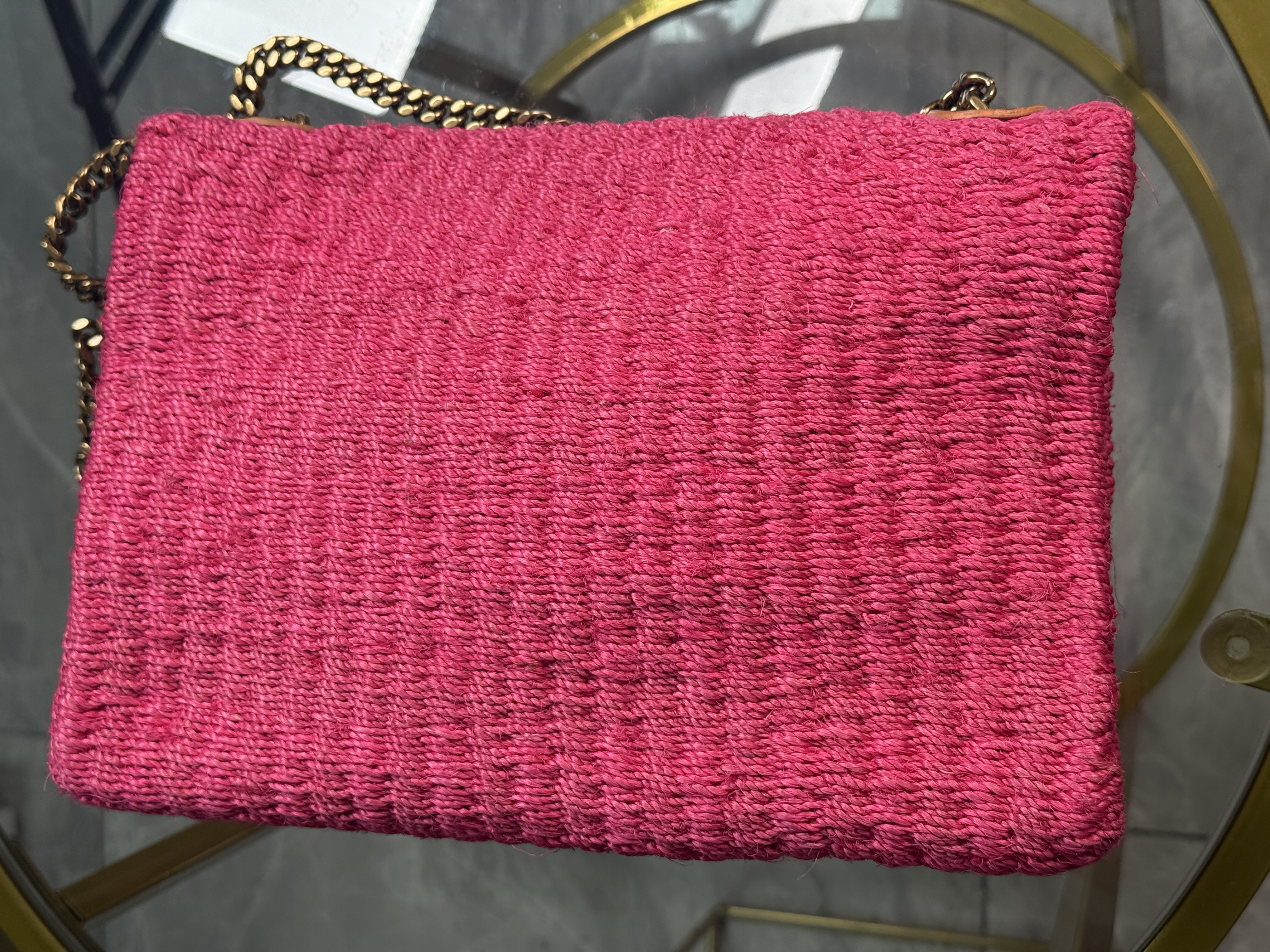 Saint Laurent Kate Rafia