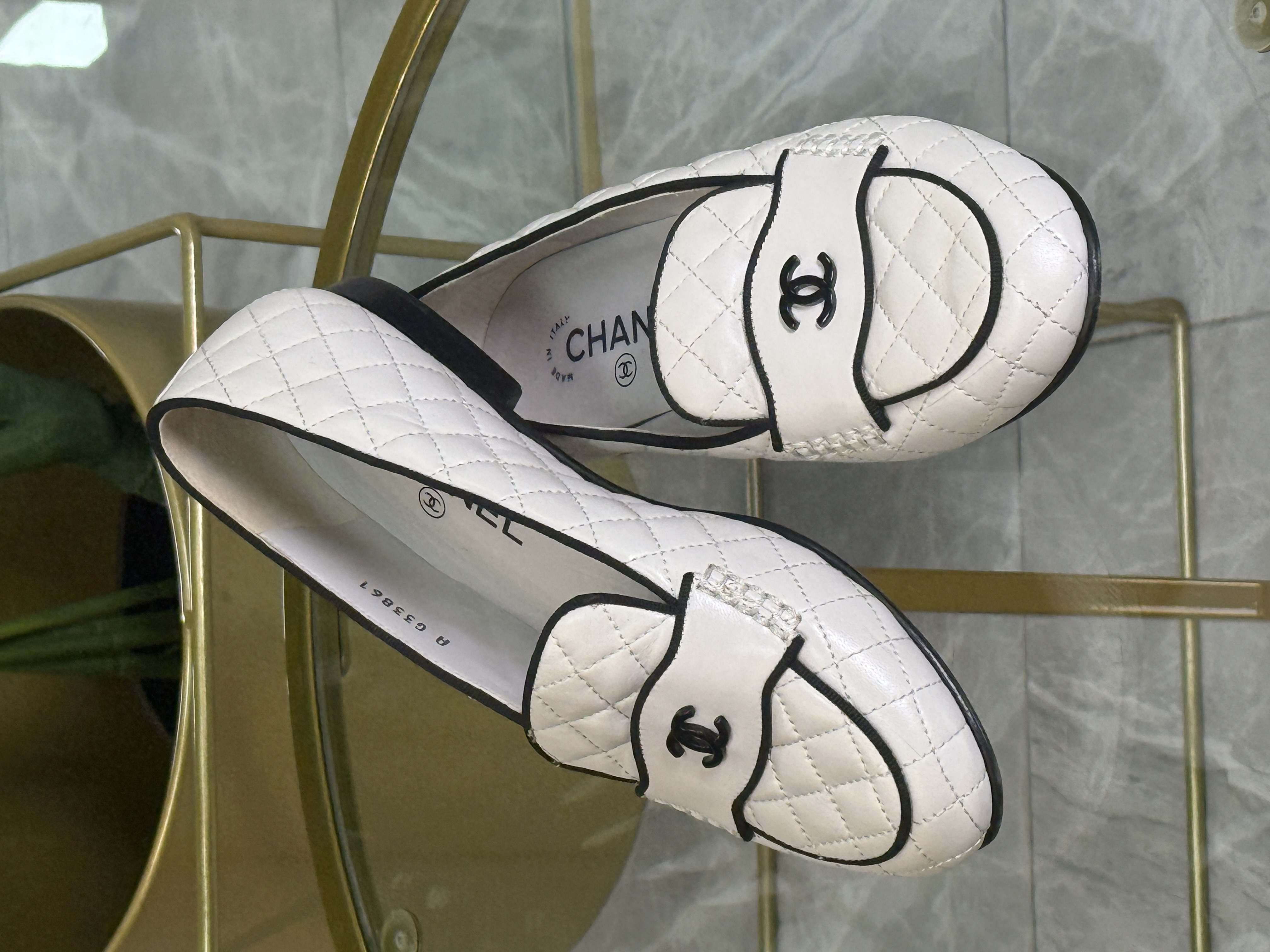 Chanel Mocasines Talla 37.5 