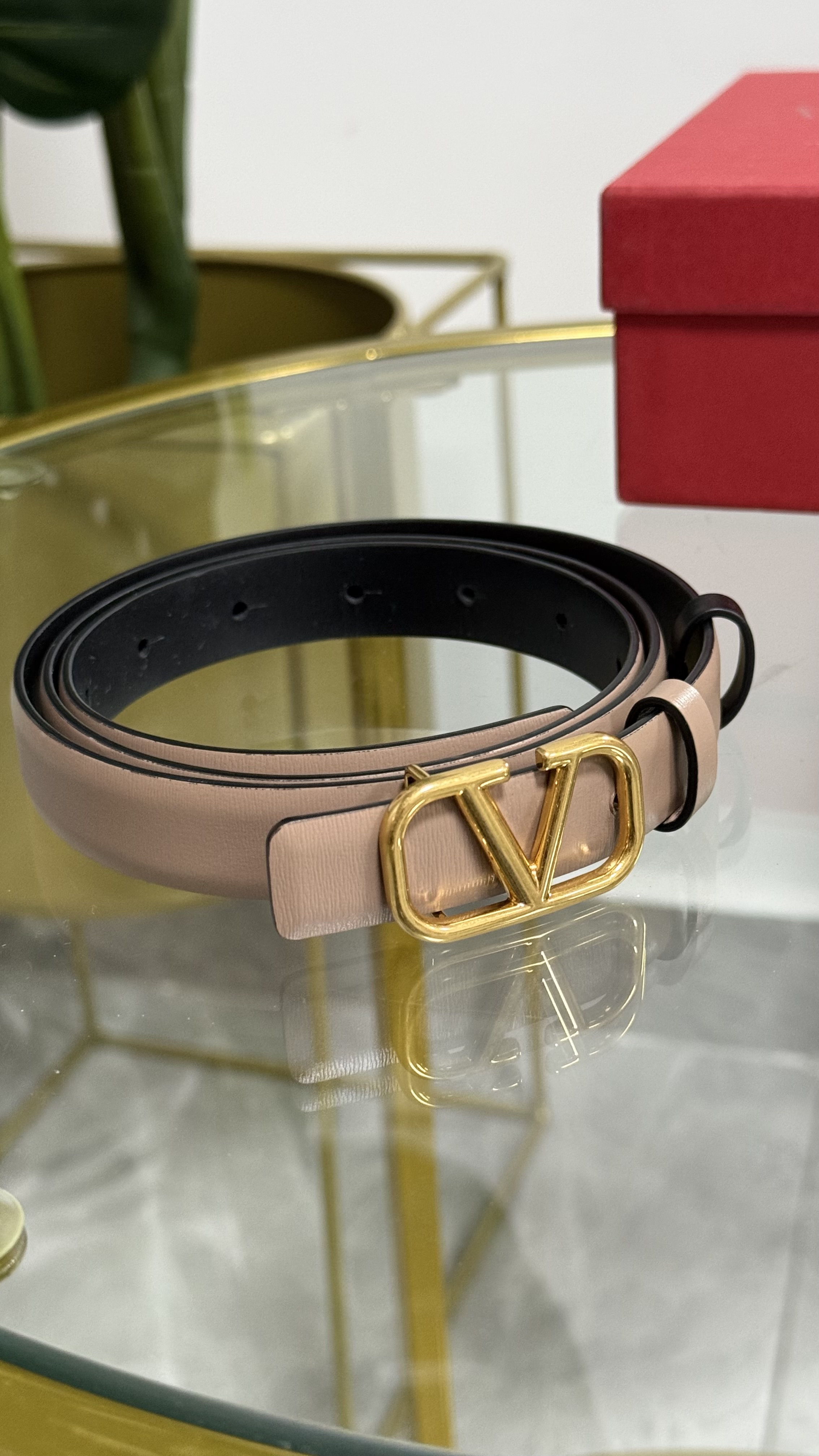 Valentino Cinturón Reversible Talla 90  