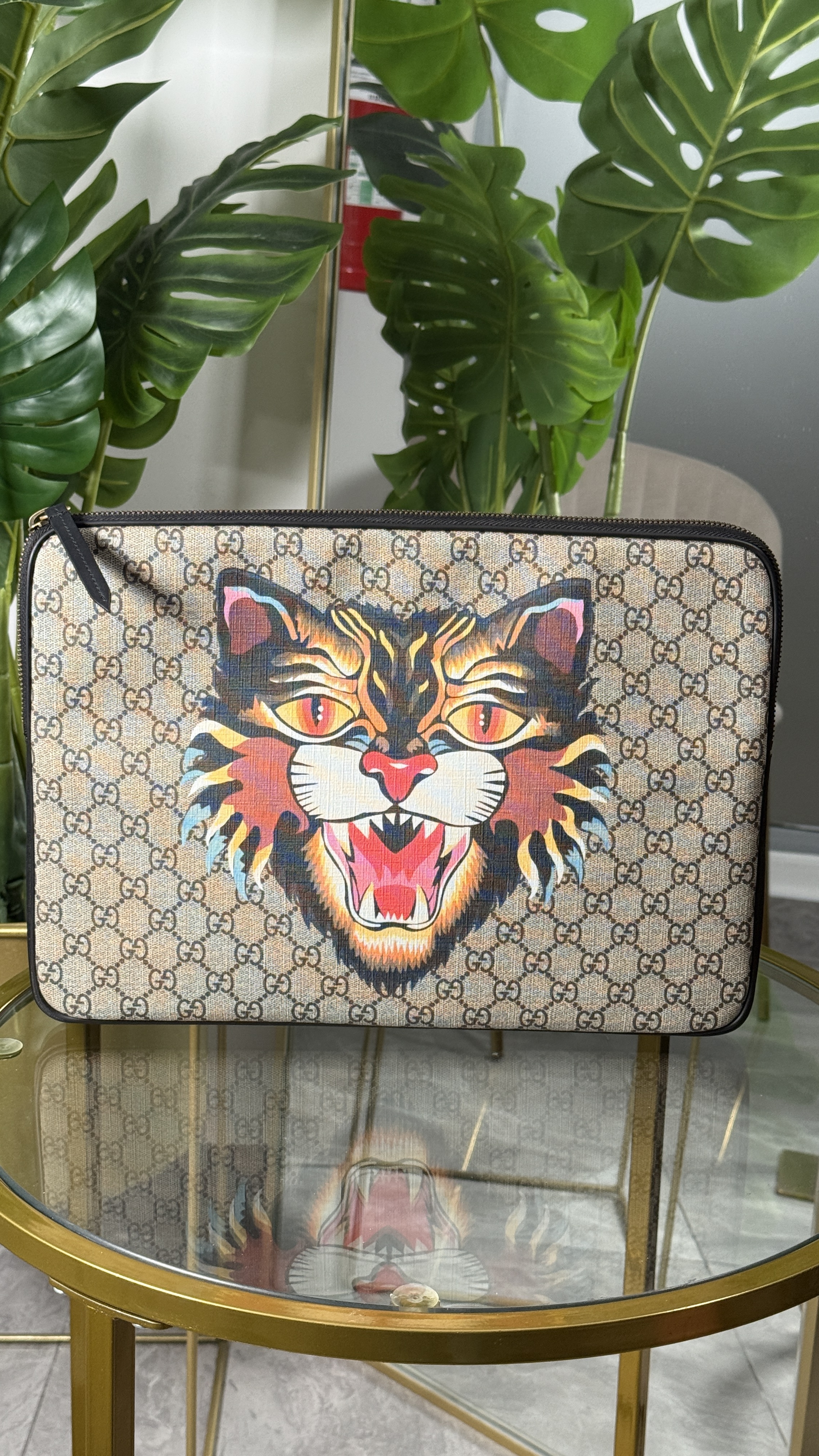 Gucci Tiger Computer Pouch