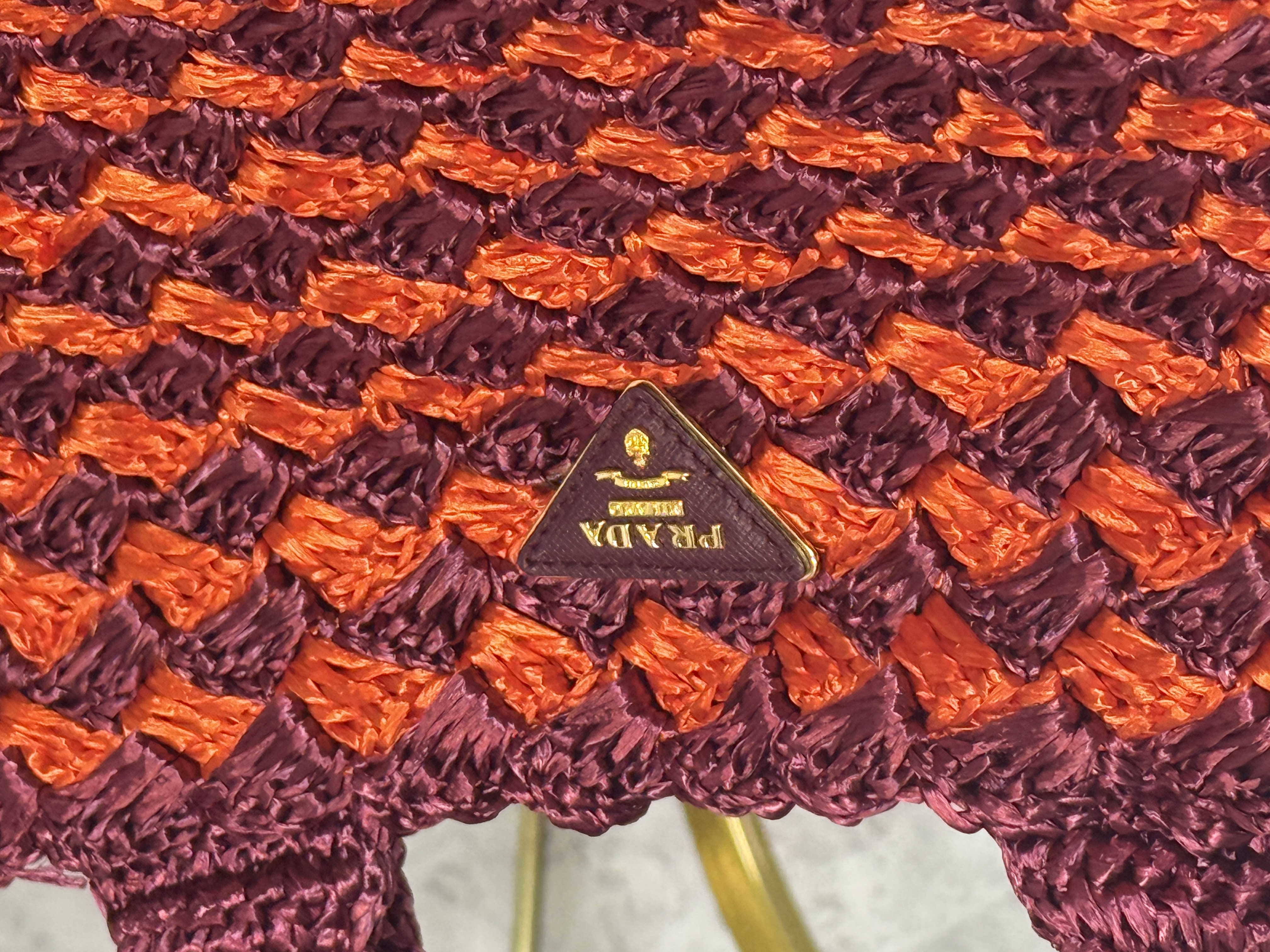 Prada Raffia Tote 