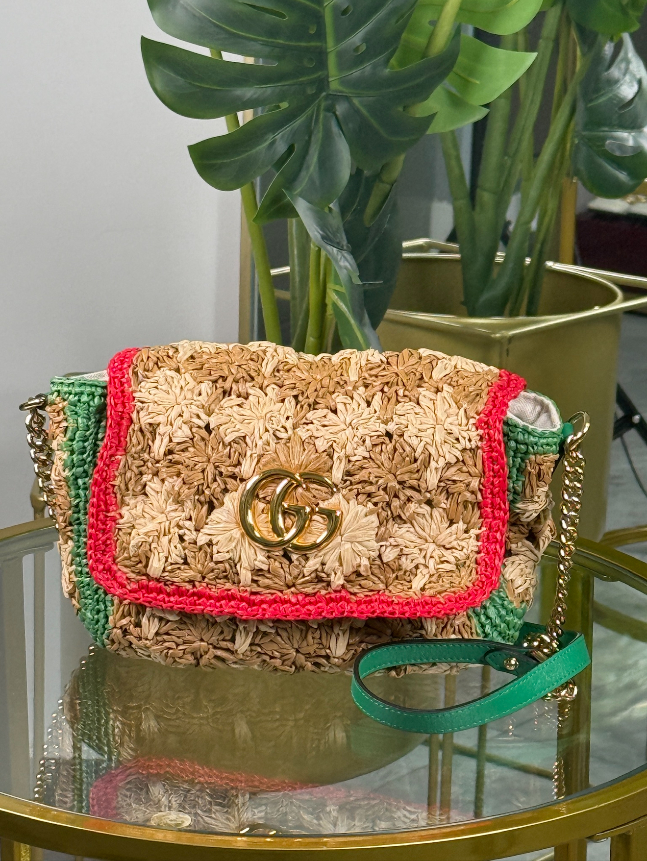 Gucci Raffia Bag