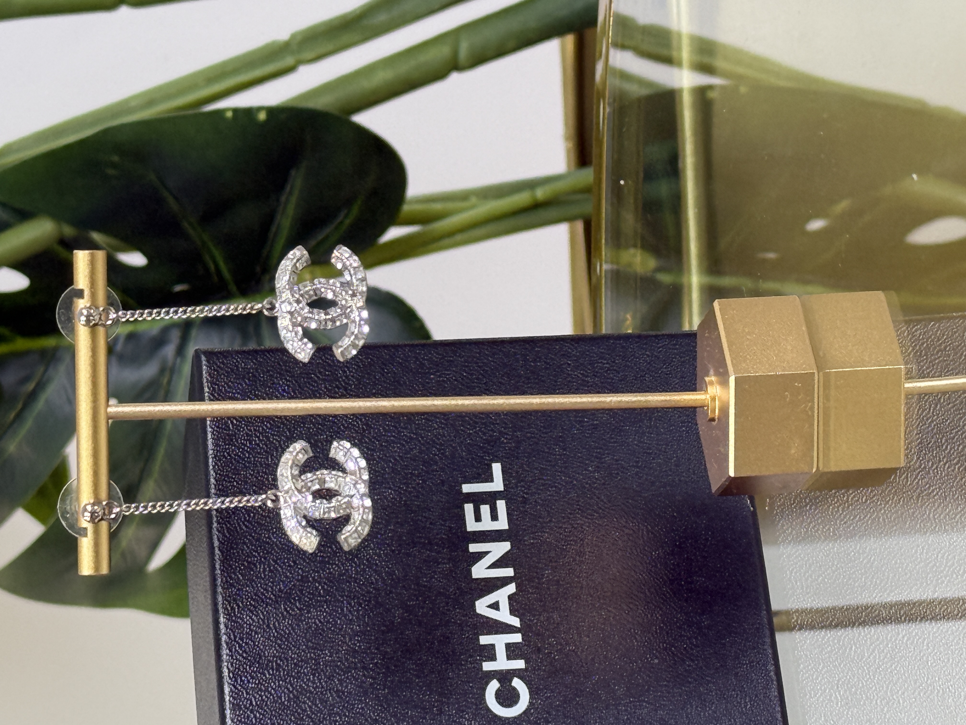 Chanel Aretes Colgantes 