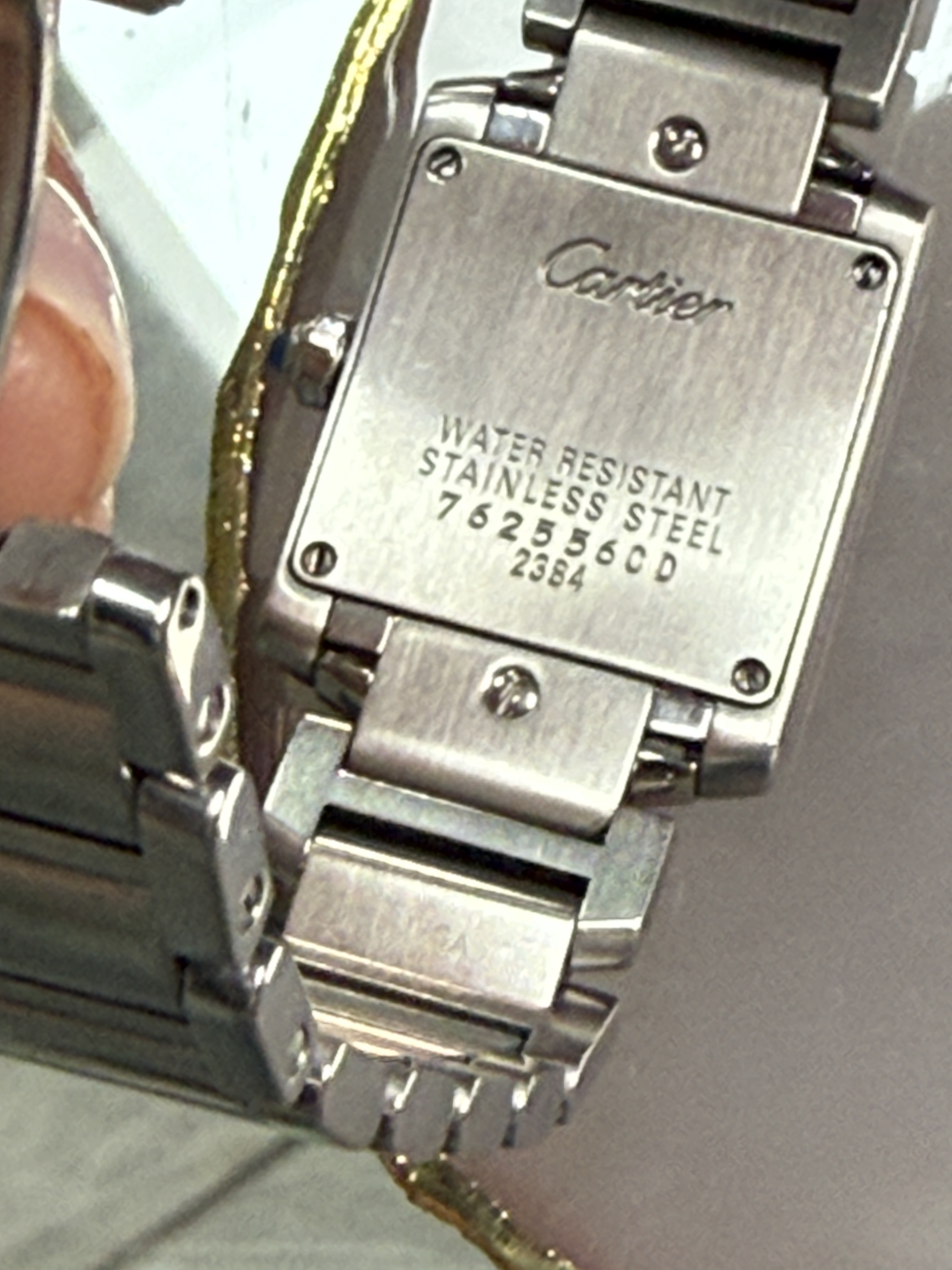 Cartier Tank Acero