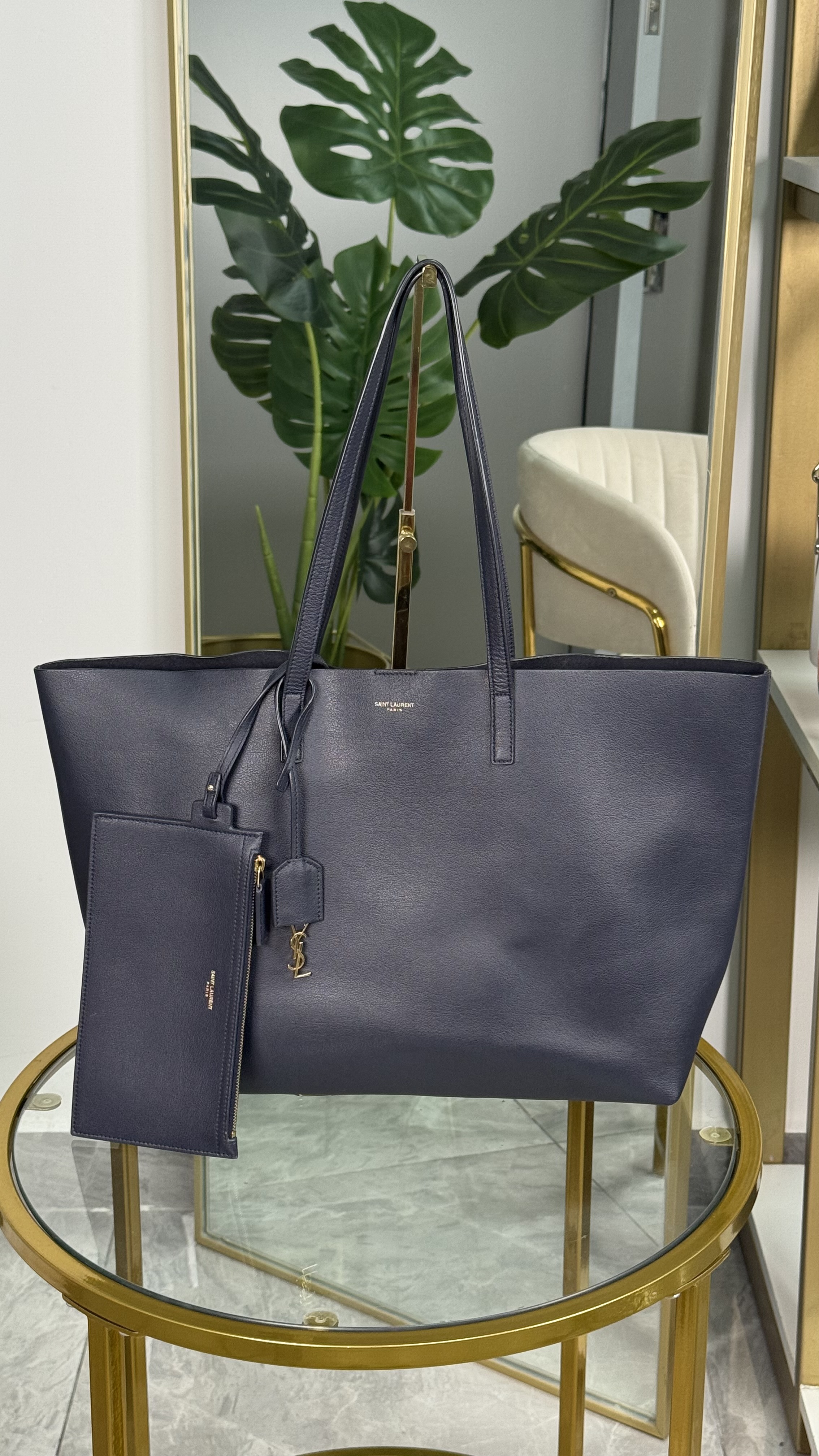 Saint Laurent Shopper Azul
