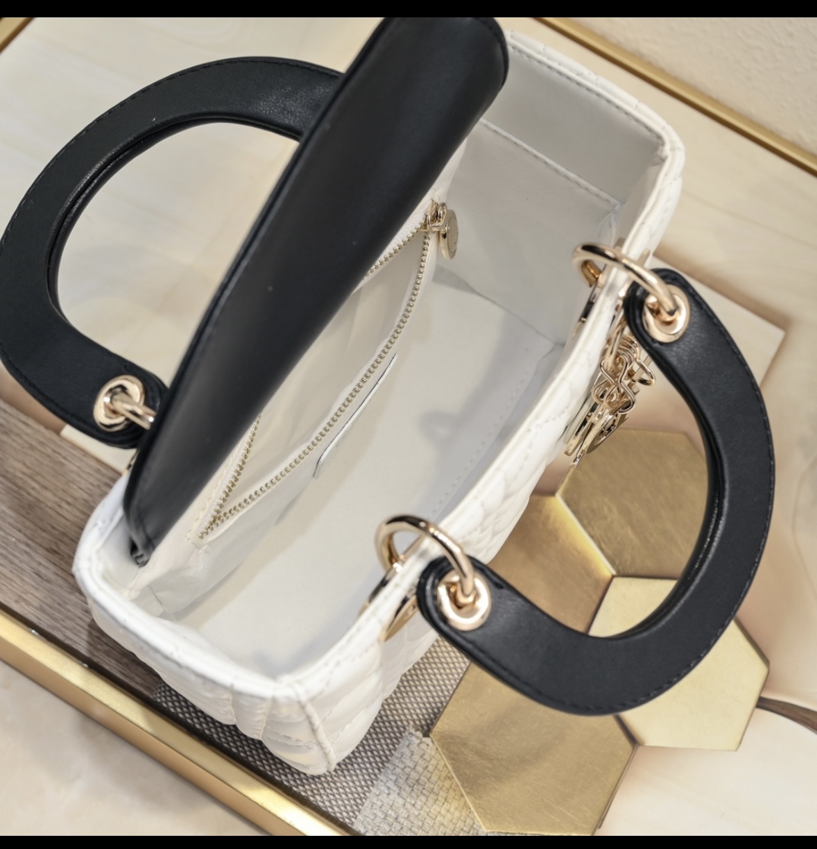 CD Inspired Luxury Handbag