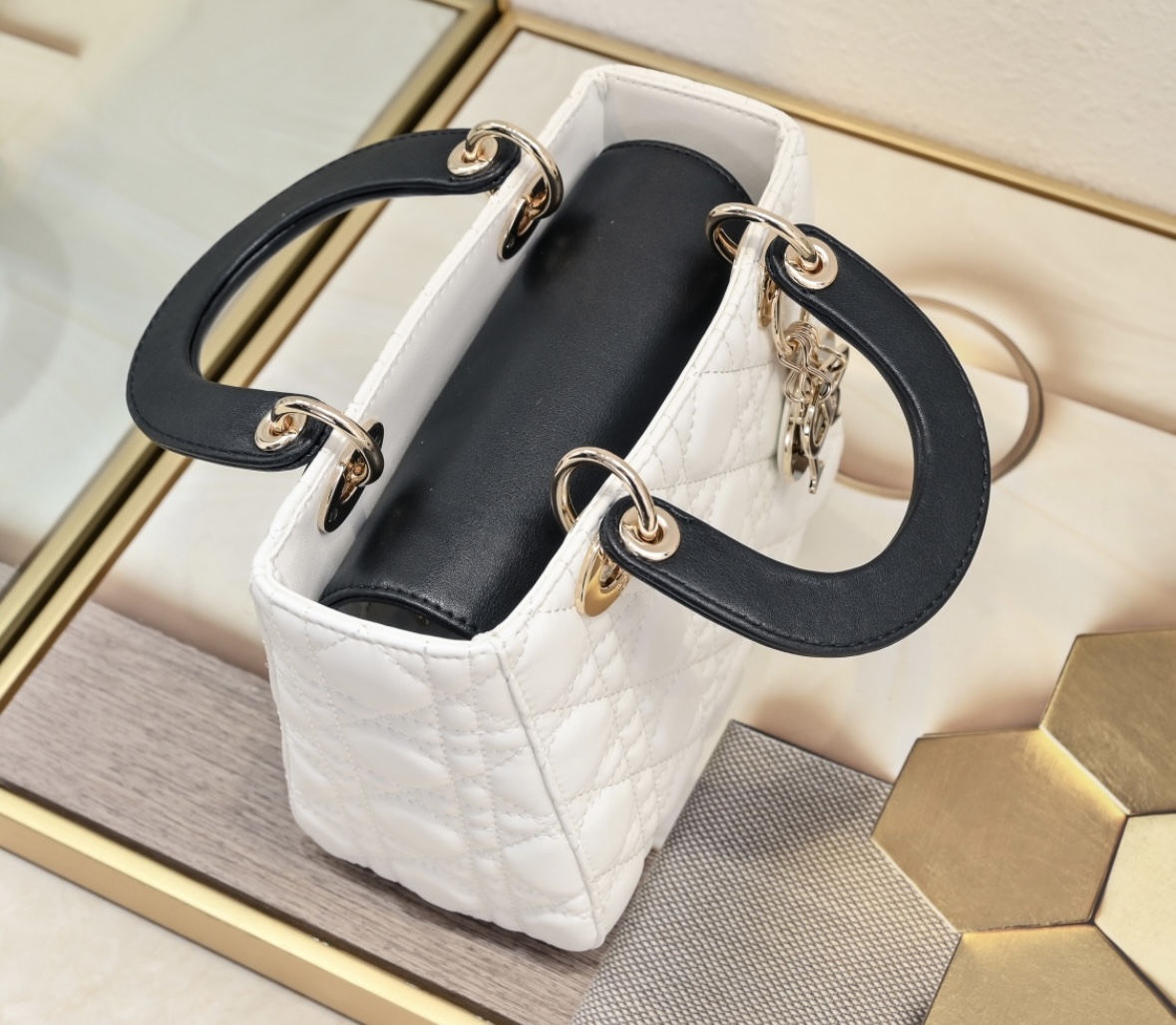 CD Inspired Luxury Handbag