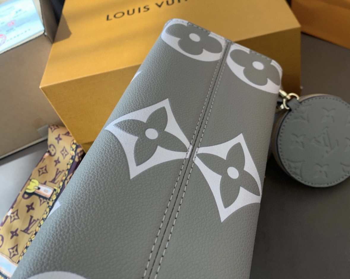LV Inspired On the Go MM Handbag - Grey