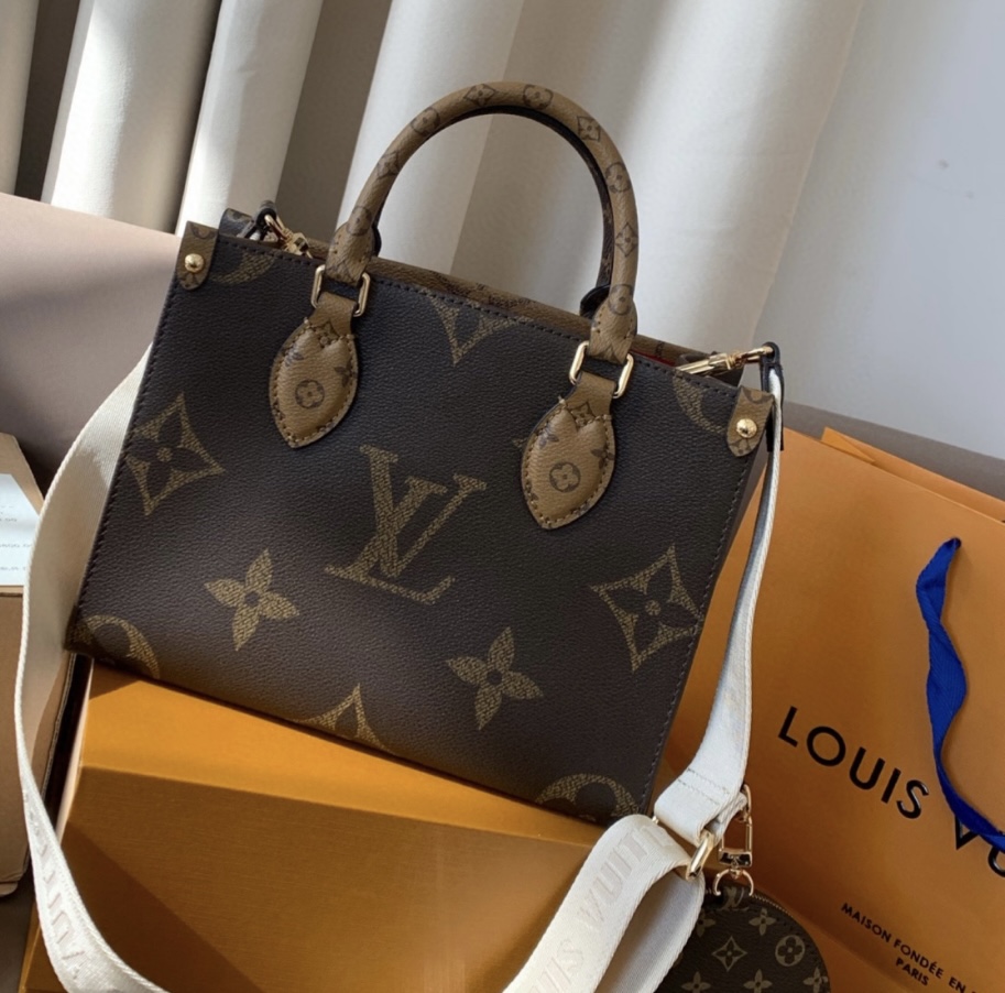 LV Inspired On the Go MM Handbag