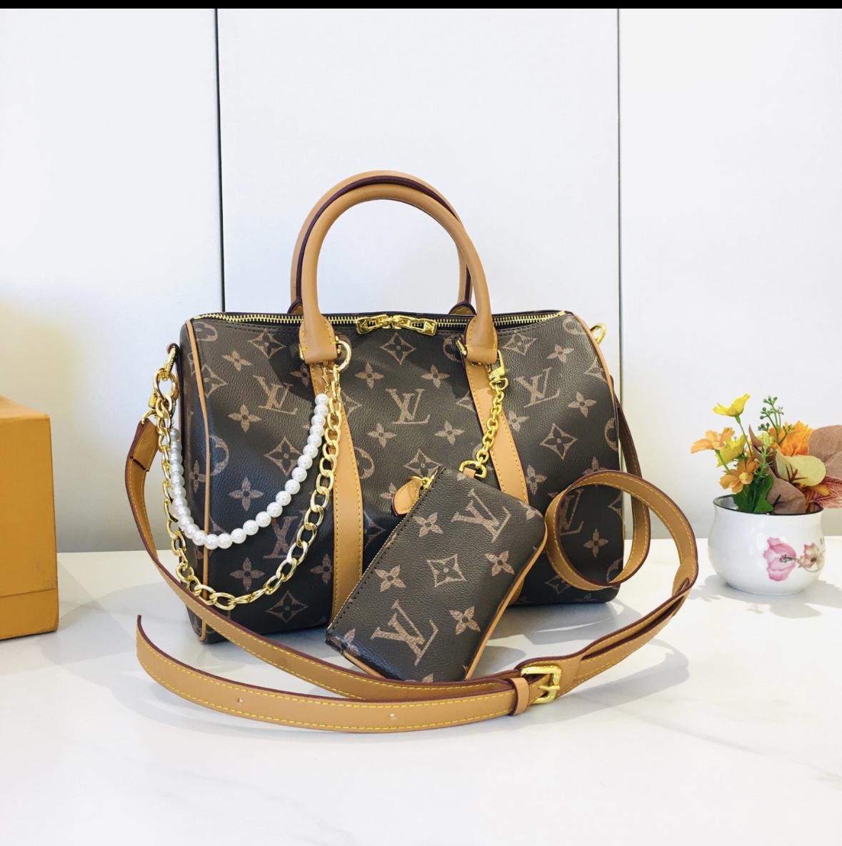 LV Inspired Designer Handbag