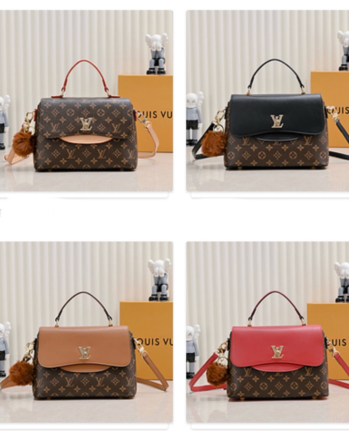 LV Inspired Stylish Leather Handbag