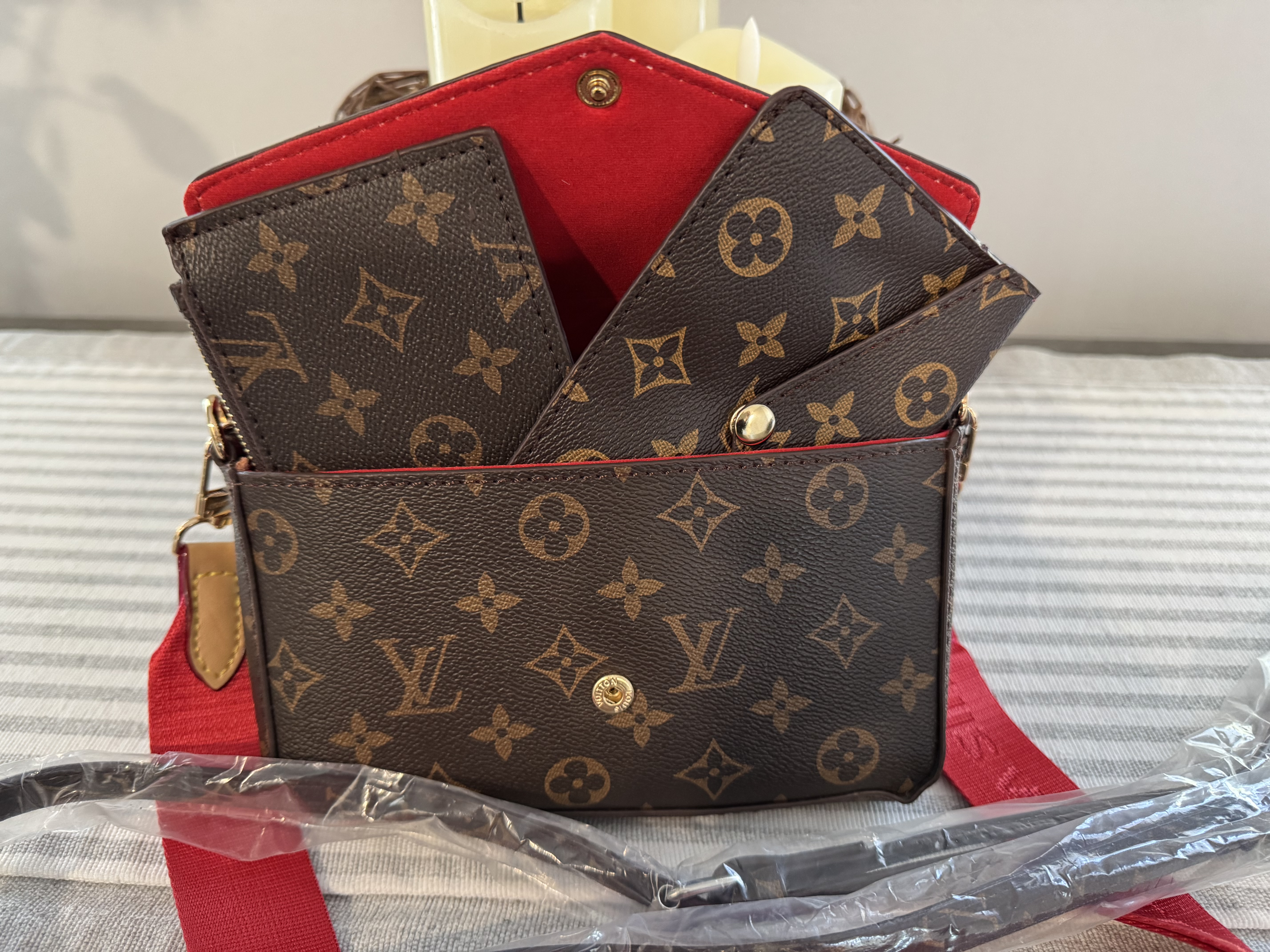 LV Inspired Designer Shoulder Bag