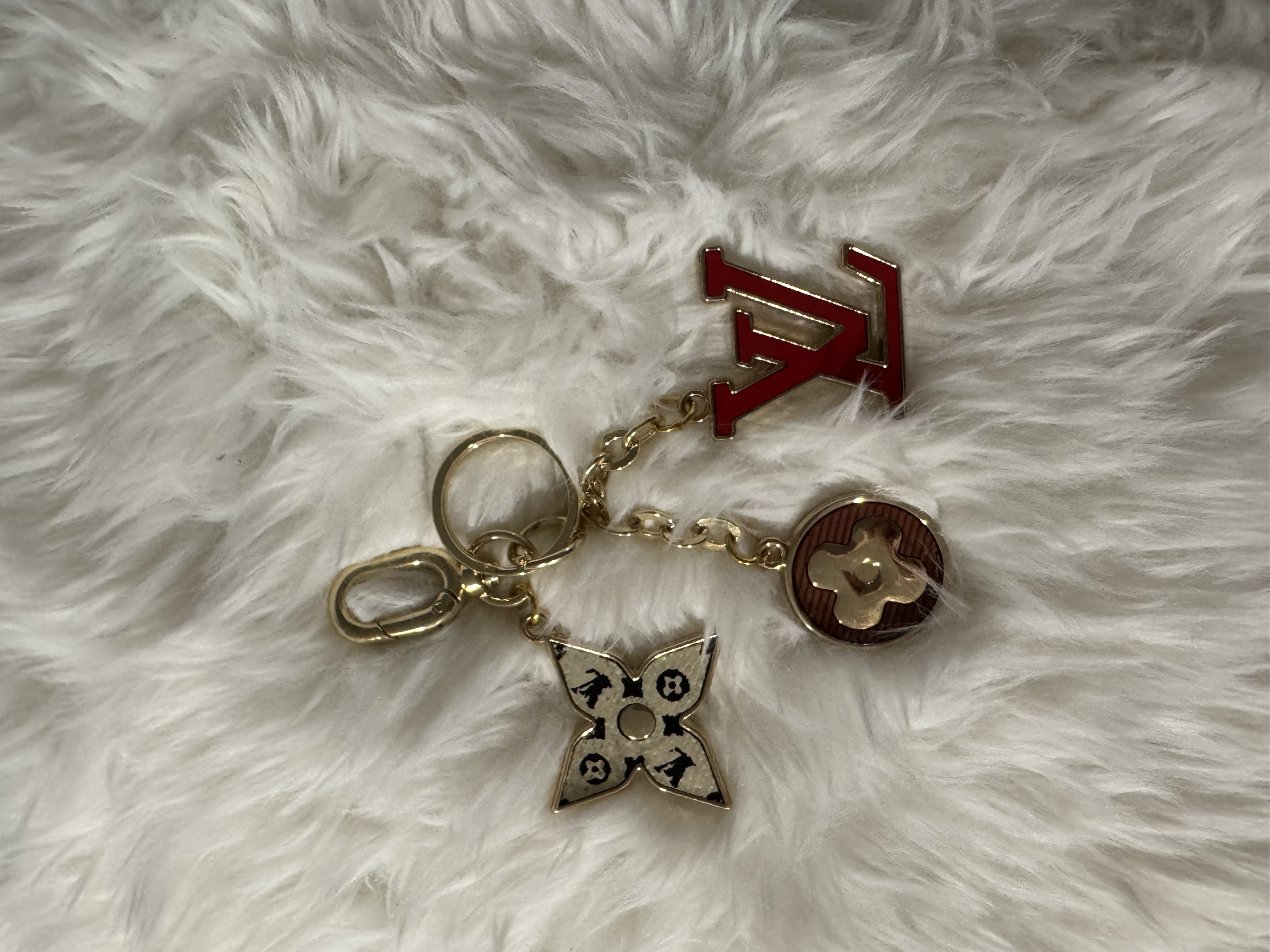 Designer LV Inspired Keychain