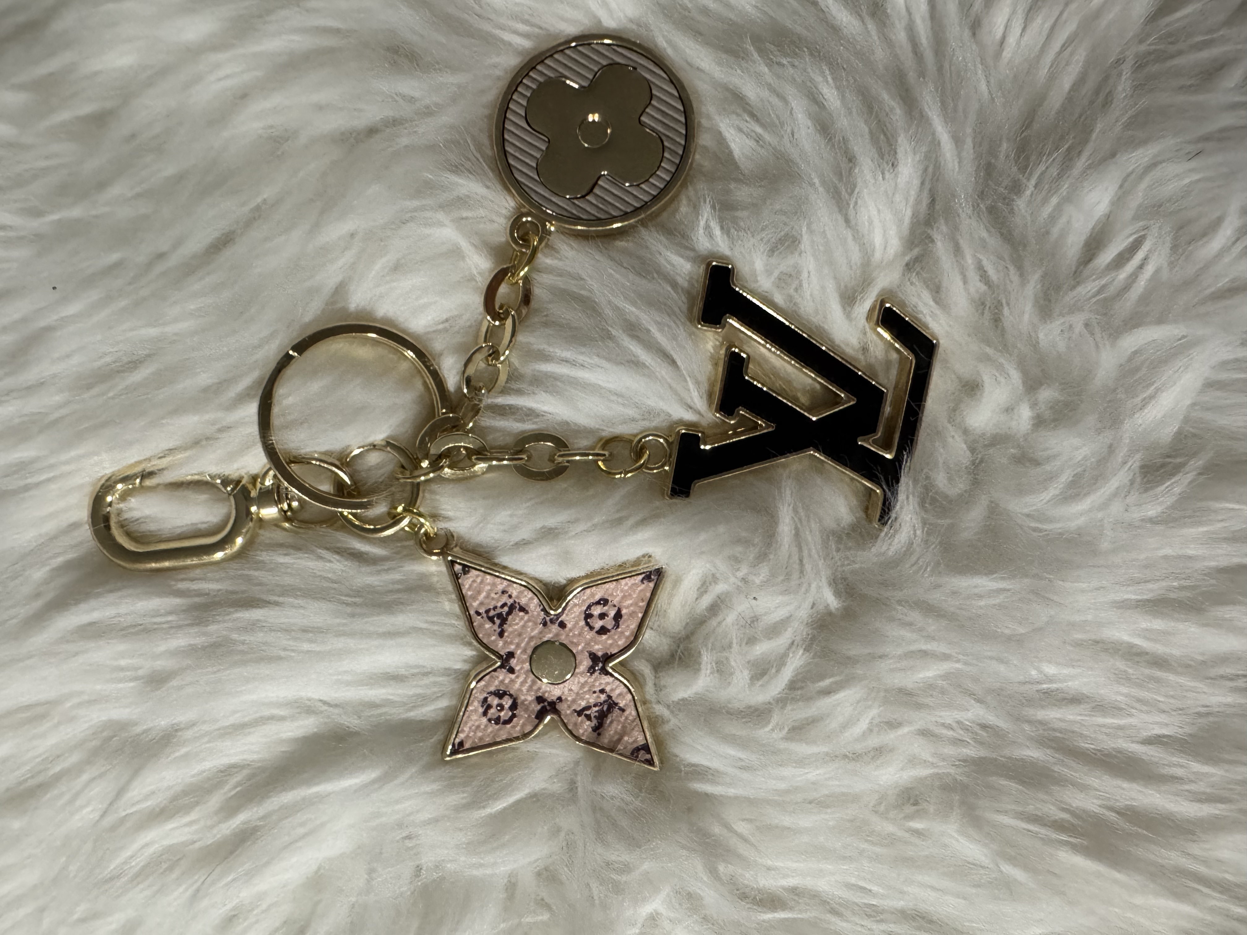 Designer LV Inspired Keychain