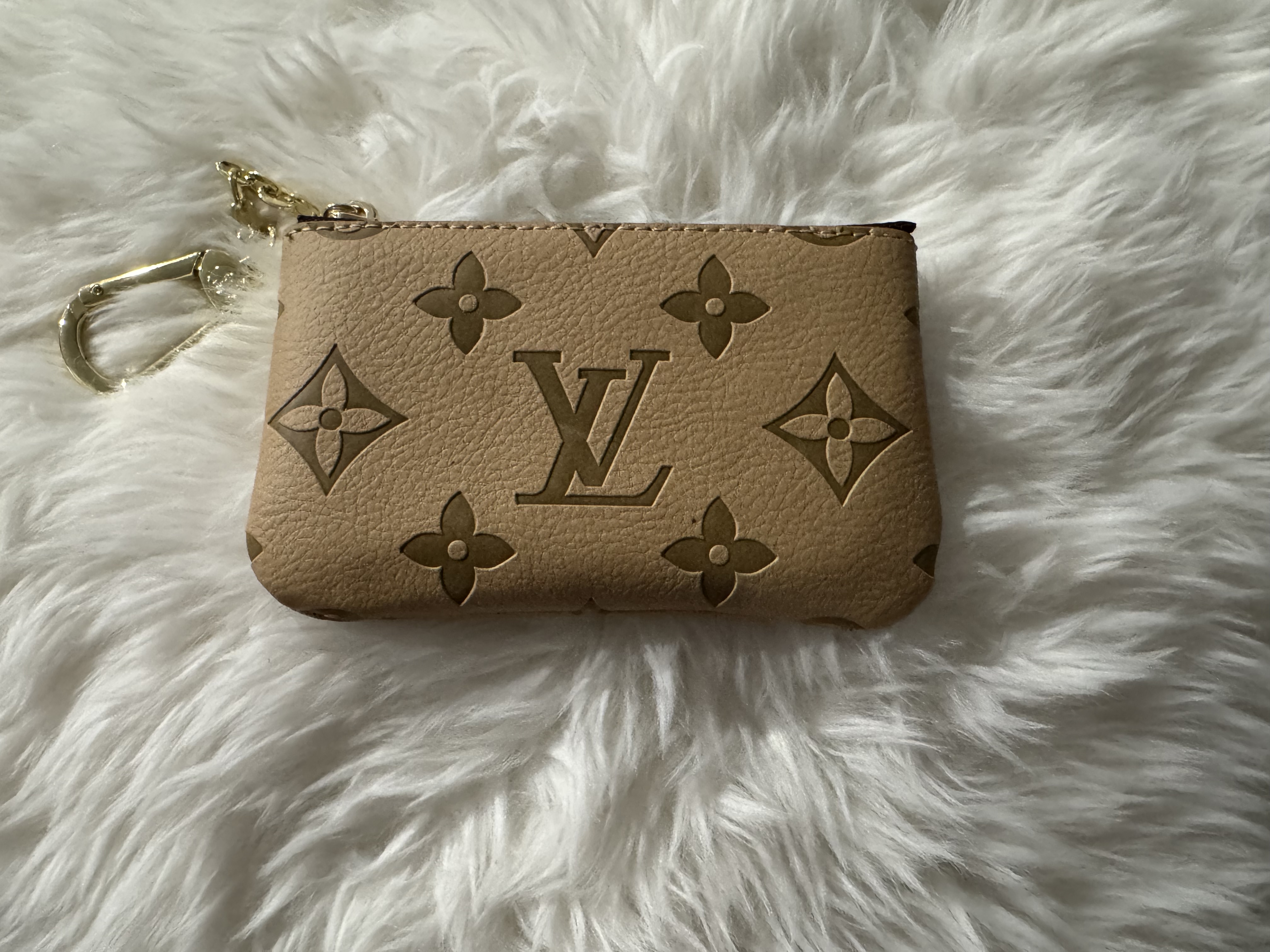 LV Inspired Monogram Pouch