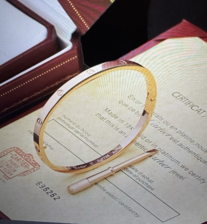 Designer Cartier Inspired Bracelet