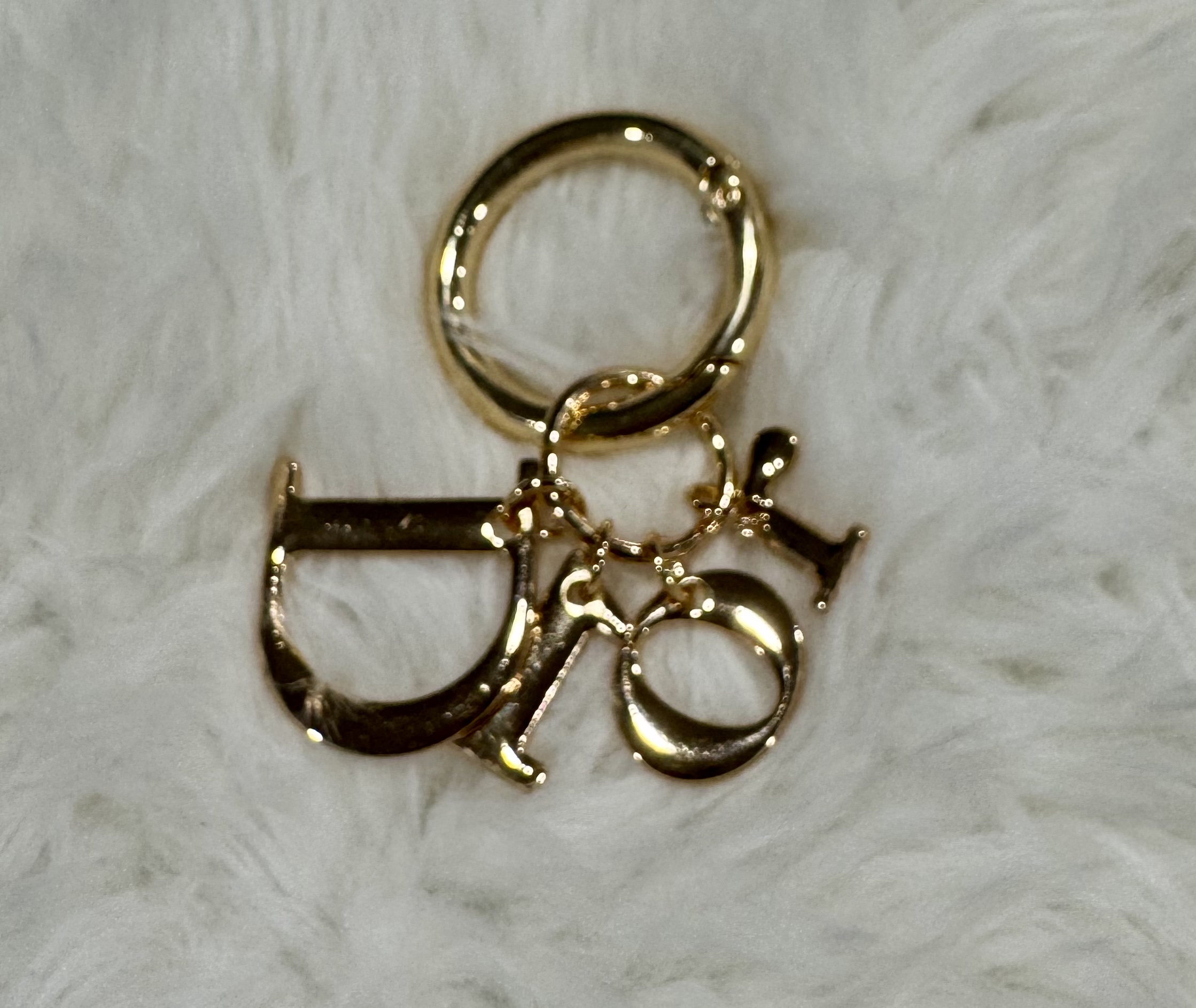 Dior Gold Keychain